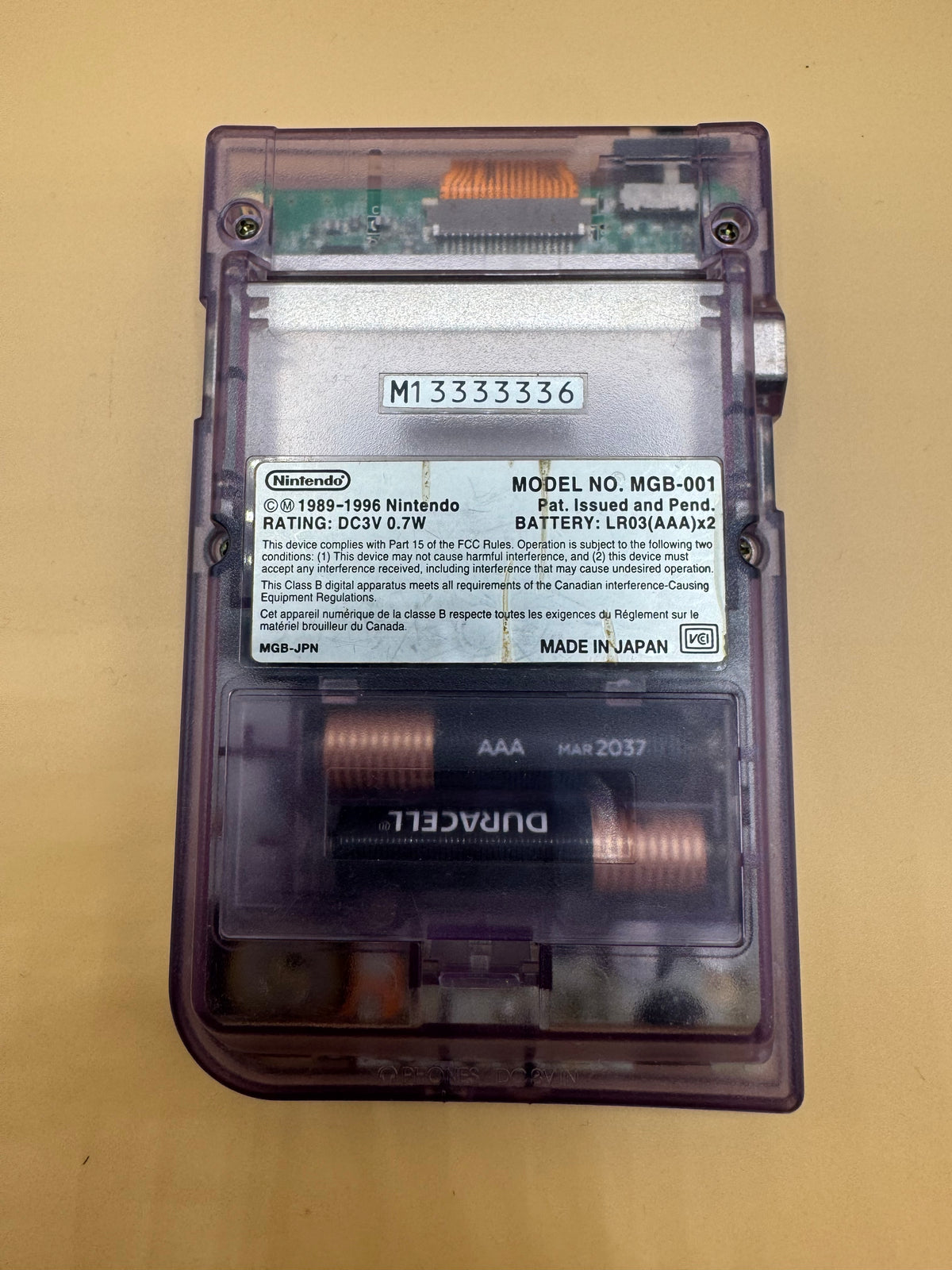 Atomic Purple Gameboy Pocket