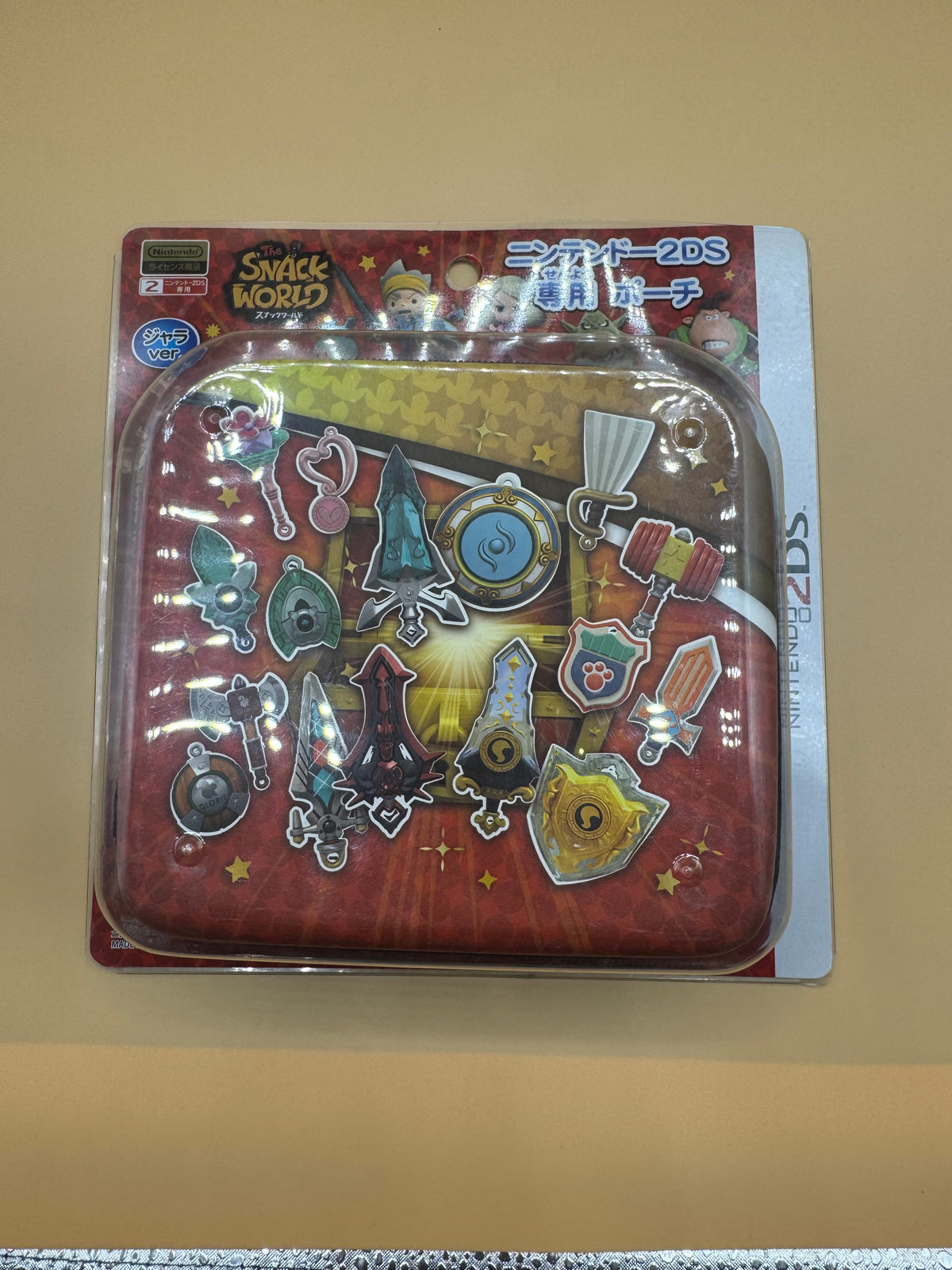 Snack World Nintendo 2DS Exclusive Pouch (Japanese import) Brand New Sealed