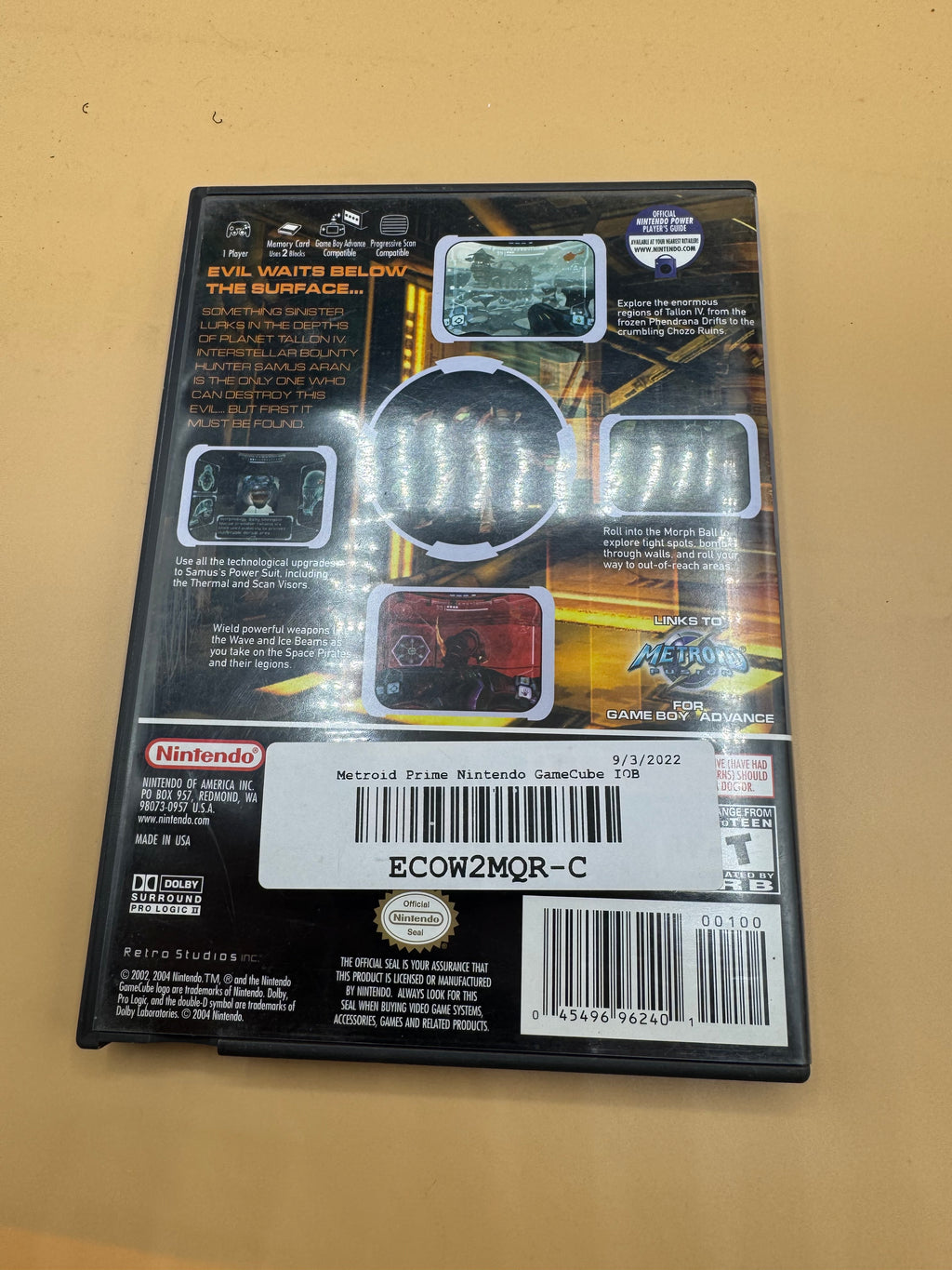 Metroid Prime/Metroid Prime 2 Echoes Bonus Disk CiB