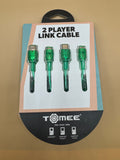TomEE 2 Player Link Cable (clear green) for Gameboy, Gameboy Pocket, and Gameboy Color