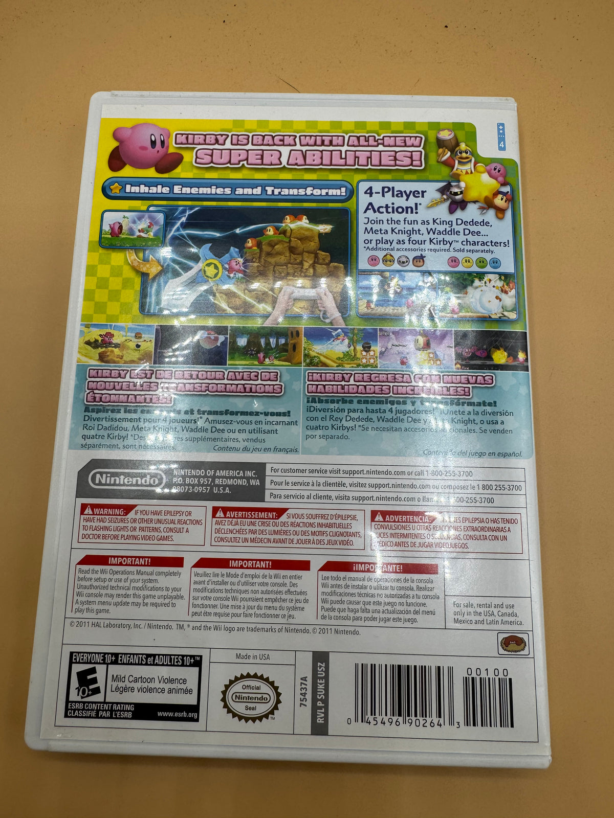 Kirby’s Return to Dreamland CiB