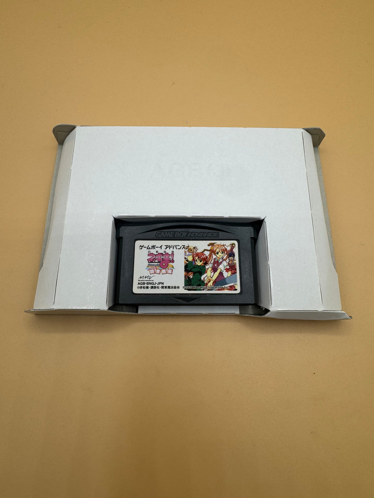 Mahou Sensei Negima! Private Lesson: Dame Desu Toshokan GBA (Japanese import) CiB