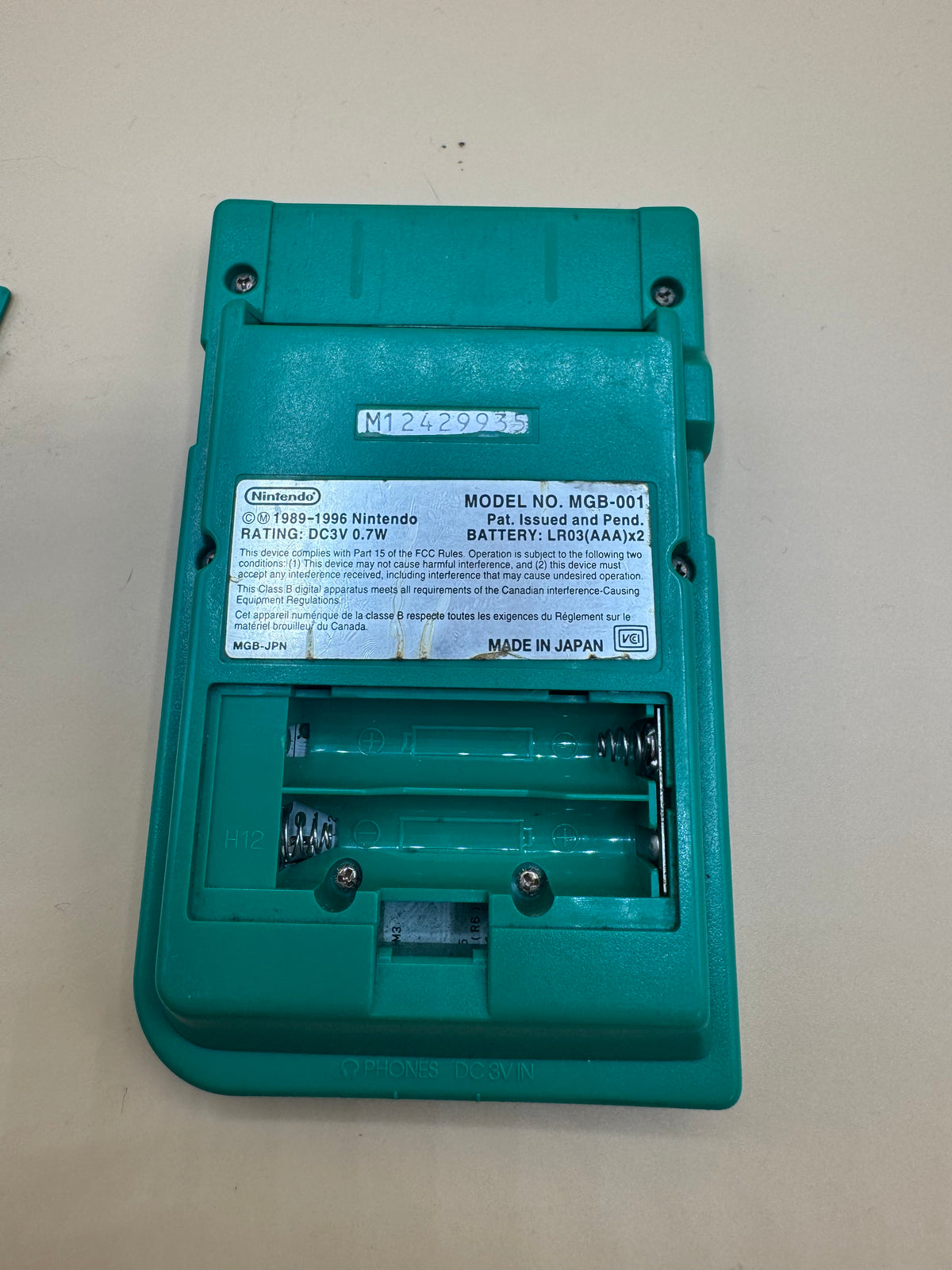 Green Gameboy Pocket