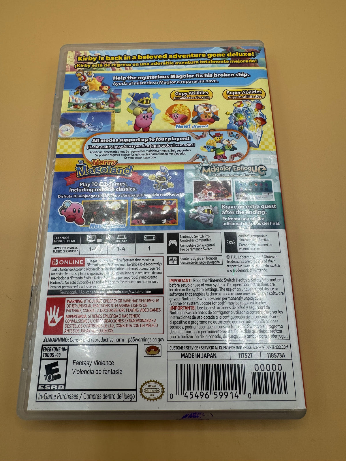 Kirby's Return to Dream Land Deluxe — CIB (Nintendo Switch)