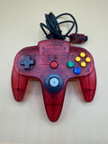 Clear Red/White Nintendo 64 Controller (Japanese import)
