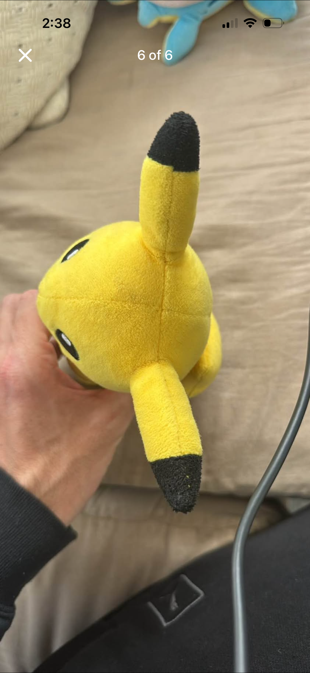 Pokémon “Pikachu” beanie San-Ei Plushie (Japanese import)