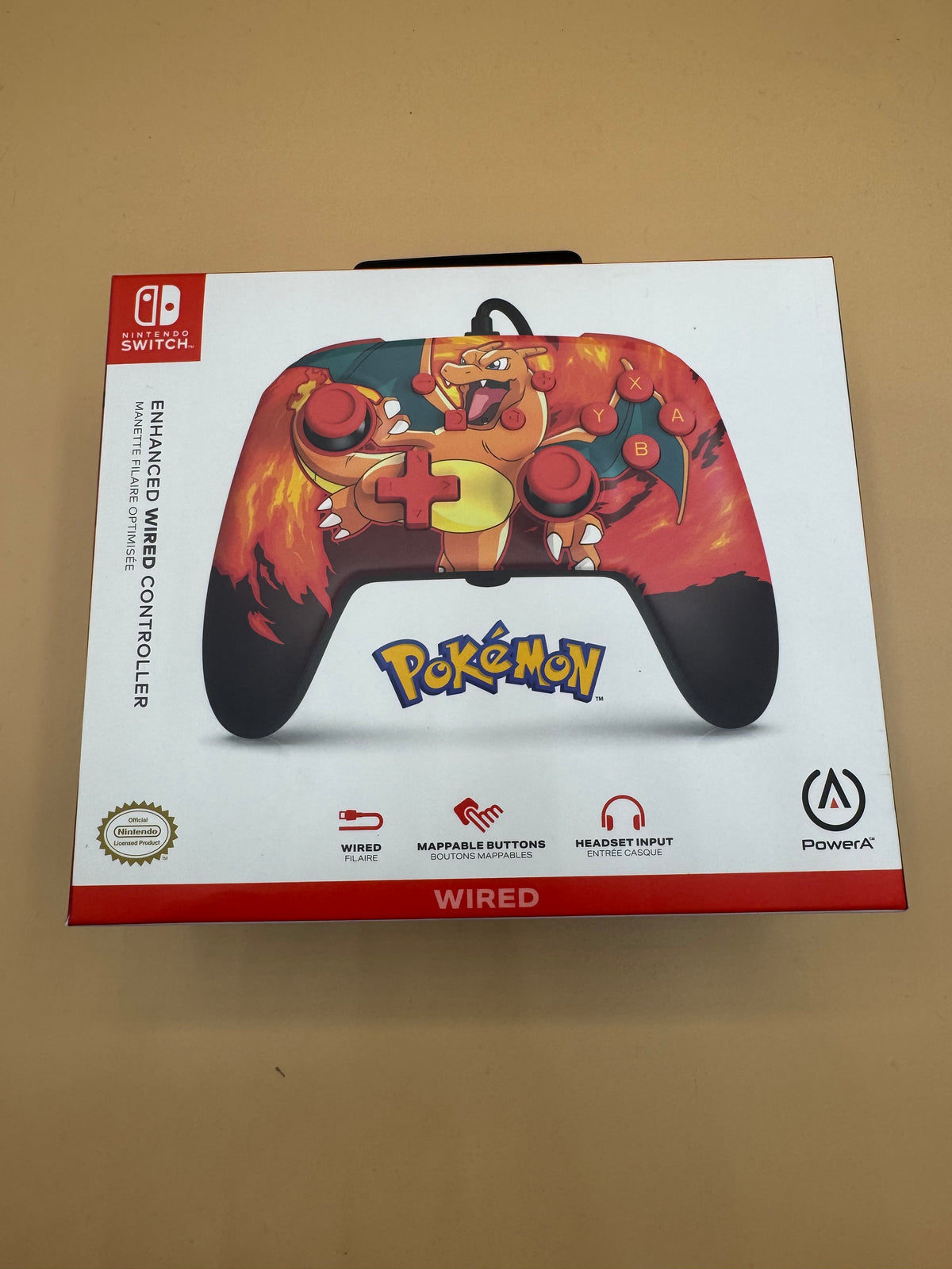 Power A Enhanced “Charizard” Nintendo Switch Wired Controller