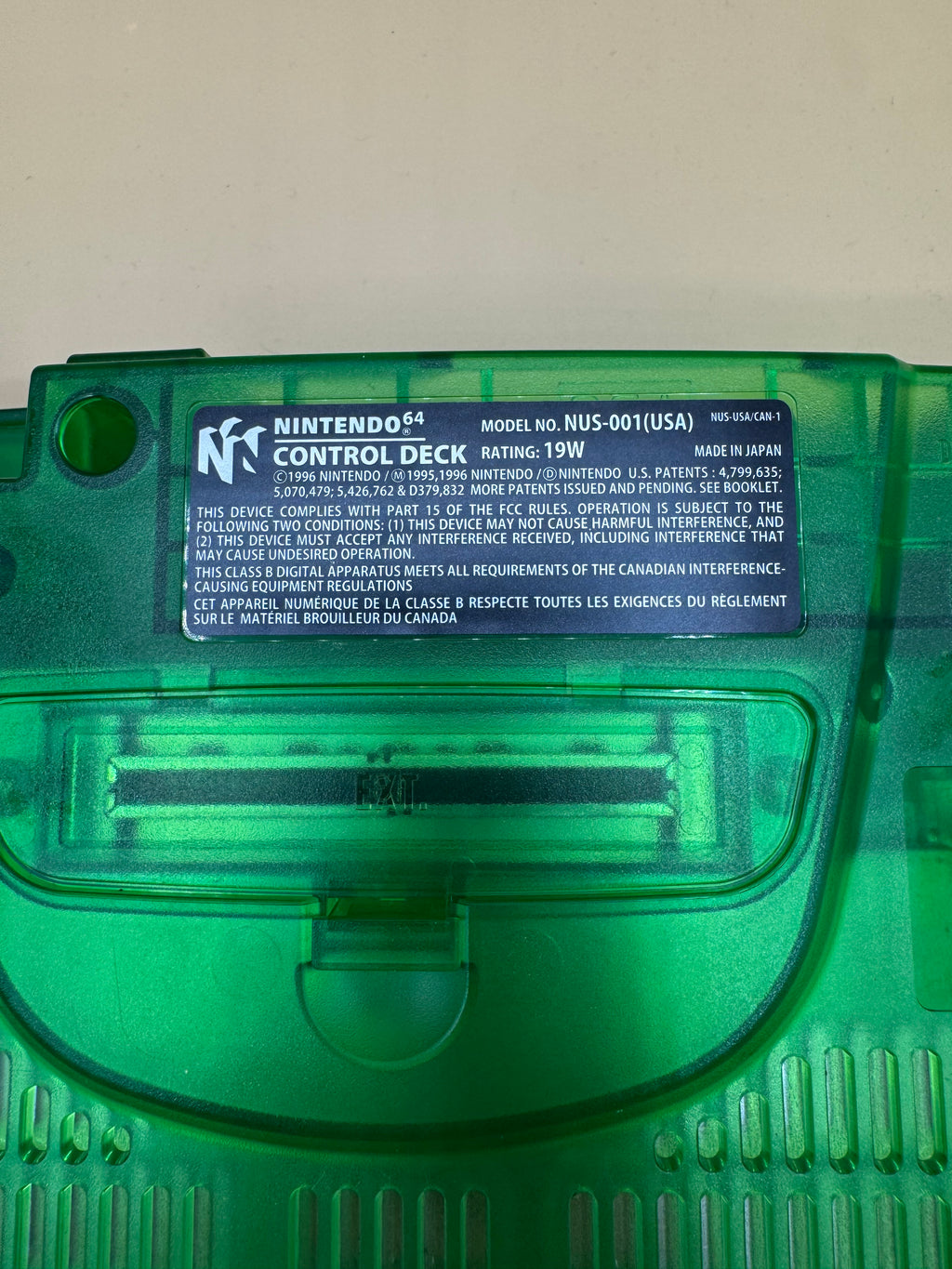 “Funtastic Jungle Green” Nintendo 64