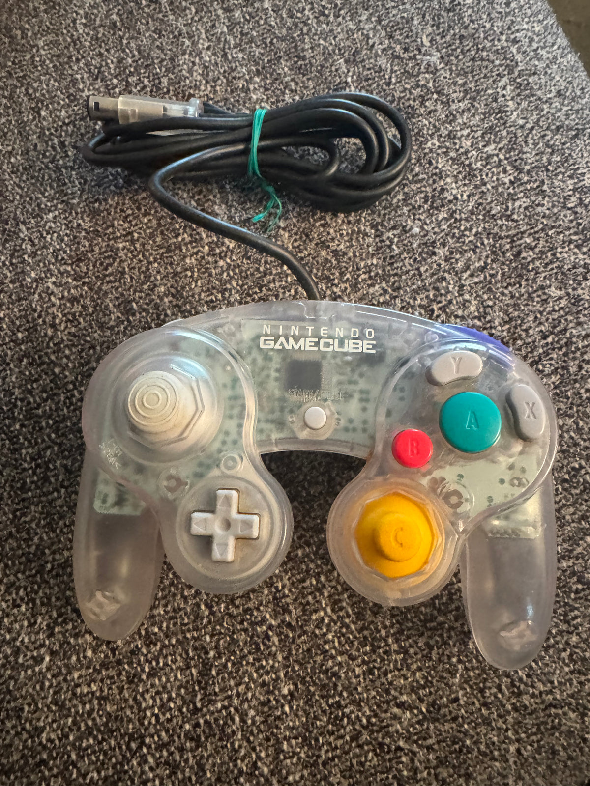 Clear-Skeleton Official Nintendo GameCube Controller (OEM)
