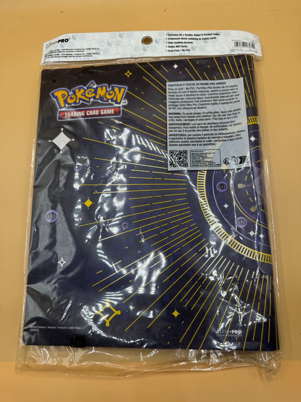 Pokémon TCG Ultra Pro Pokémon Abra Evolutions 9-Pocket PRO-Binder