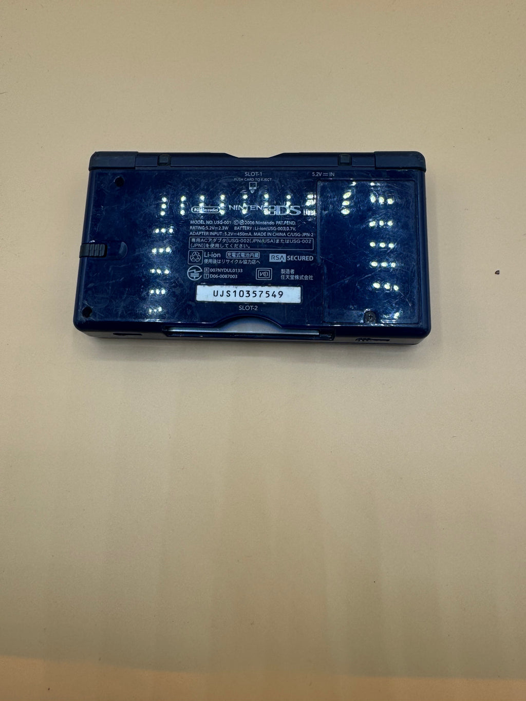 Navy Blue Nintendo DS Lite