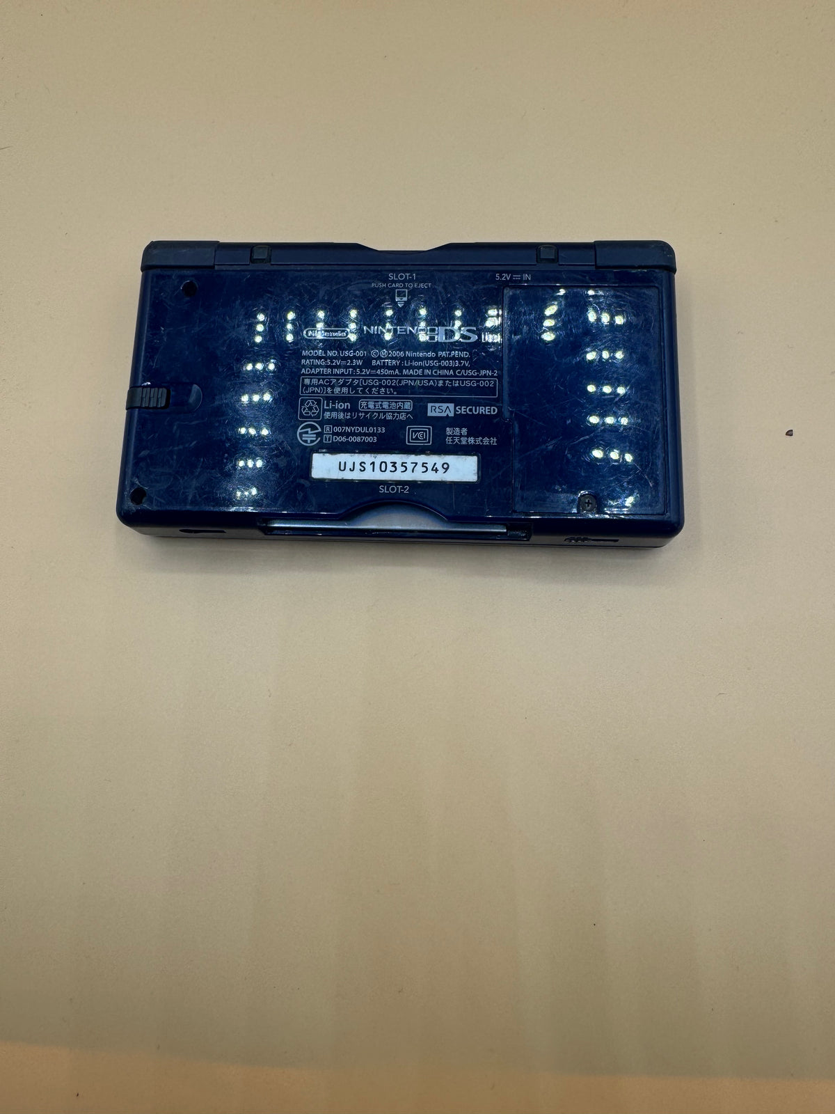 Navy Blue Nintendo DS Lite