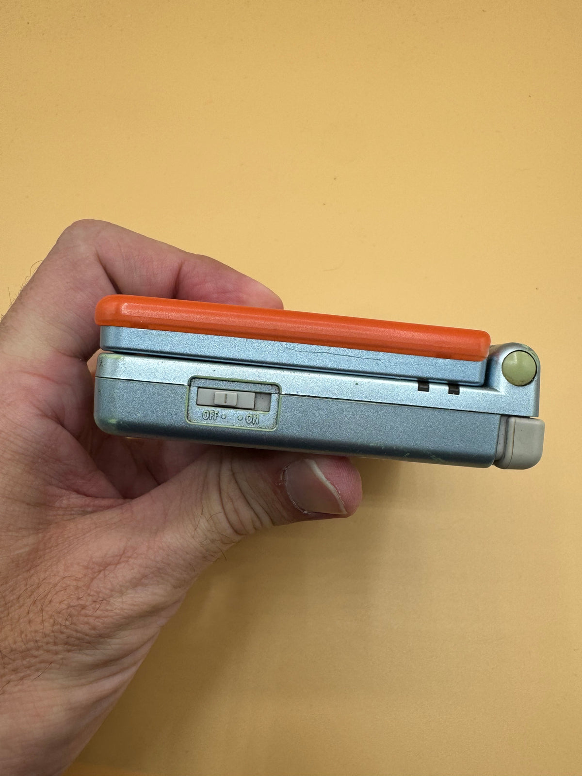 Gameboy Advance SP-101 with Charizard Evolution hard case