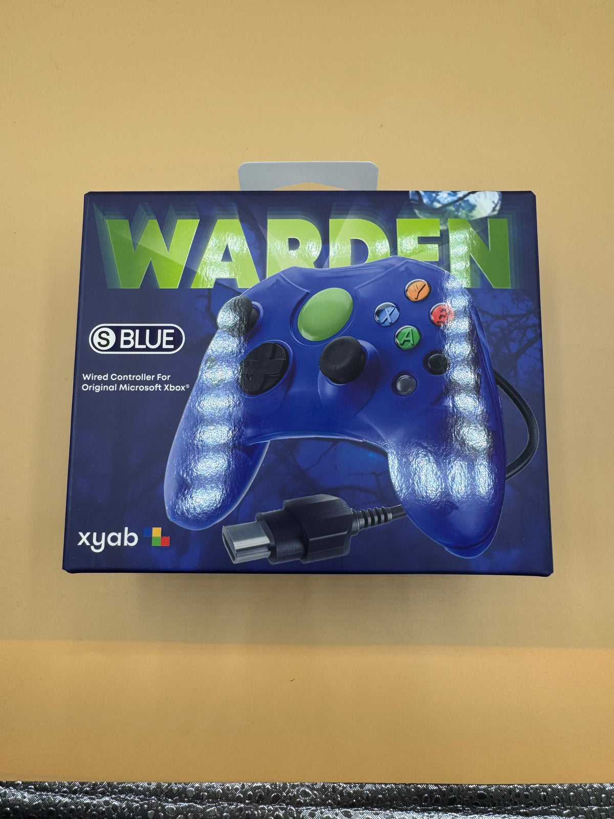 Clear Blue “Warden” Controller for the original XBOX