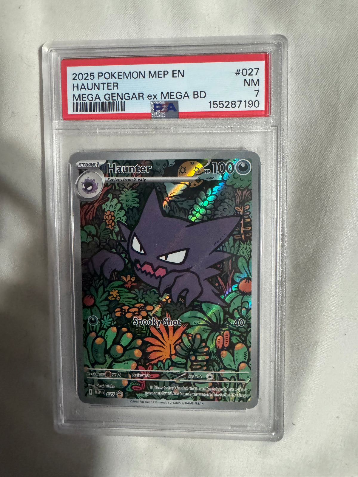 Pokémon TCG: Haunter Mega Gengar ex BD promo PSA 7