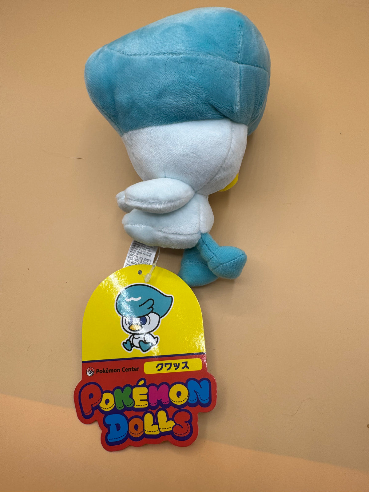 Pokémon Center Quaxly Pokémon Dolls Plush (Japanese import)