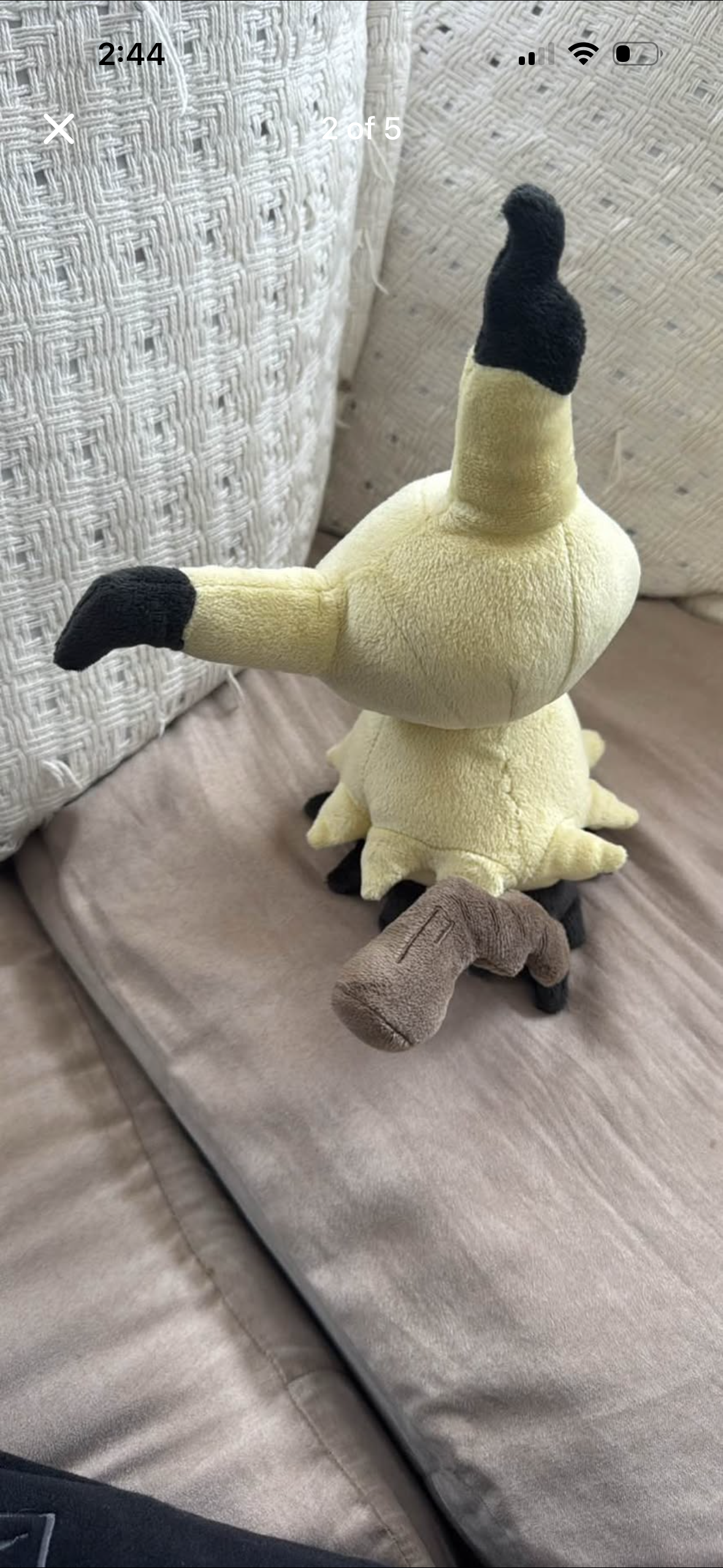 Pokémon “Mimikyu” San-Ei standing plushie (Japanese import)