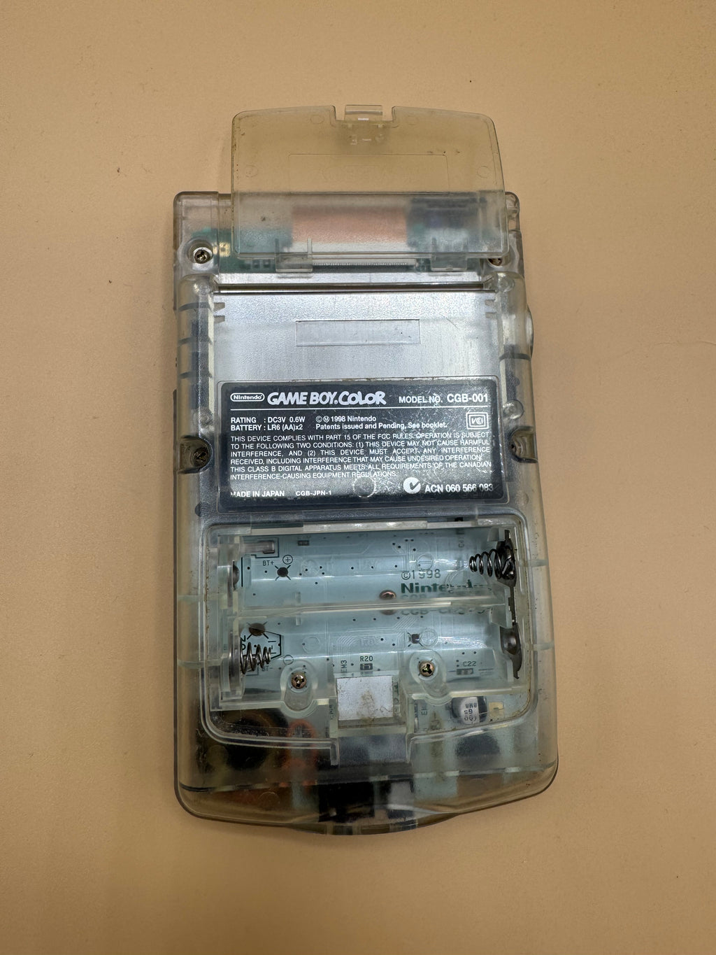 Clear Gameboy Color (Japanese Edition)