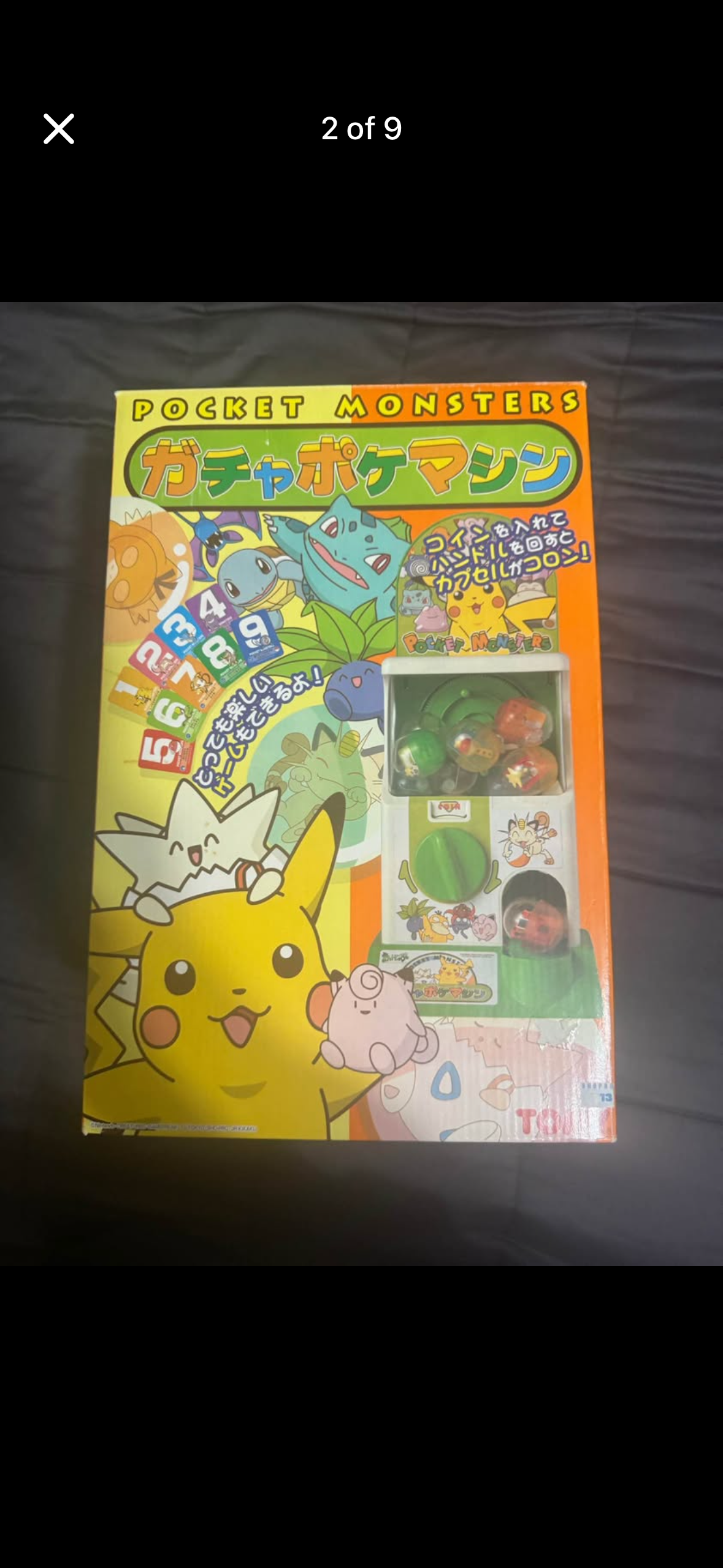 Tomy vintage Pokémon vending/Gotchapon toy Complete in box (Japanese import)