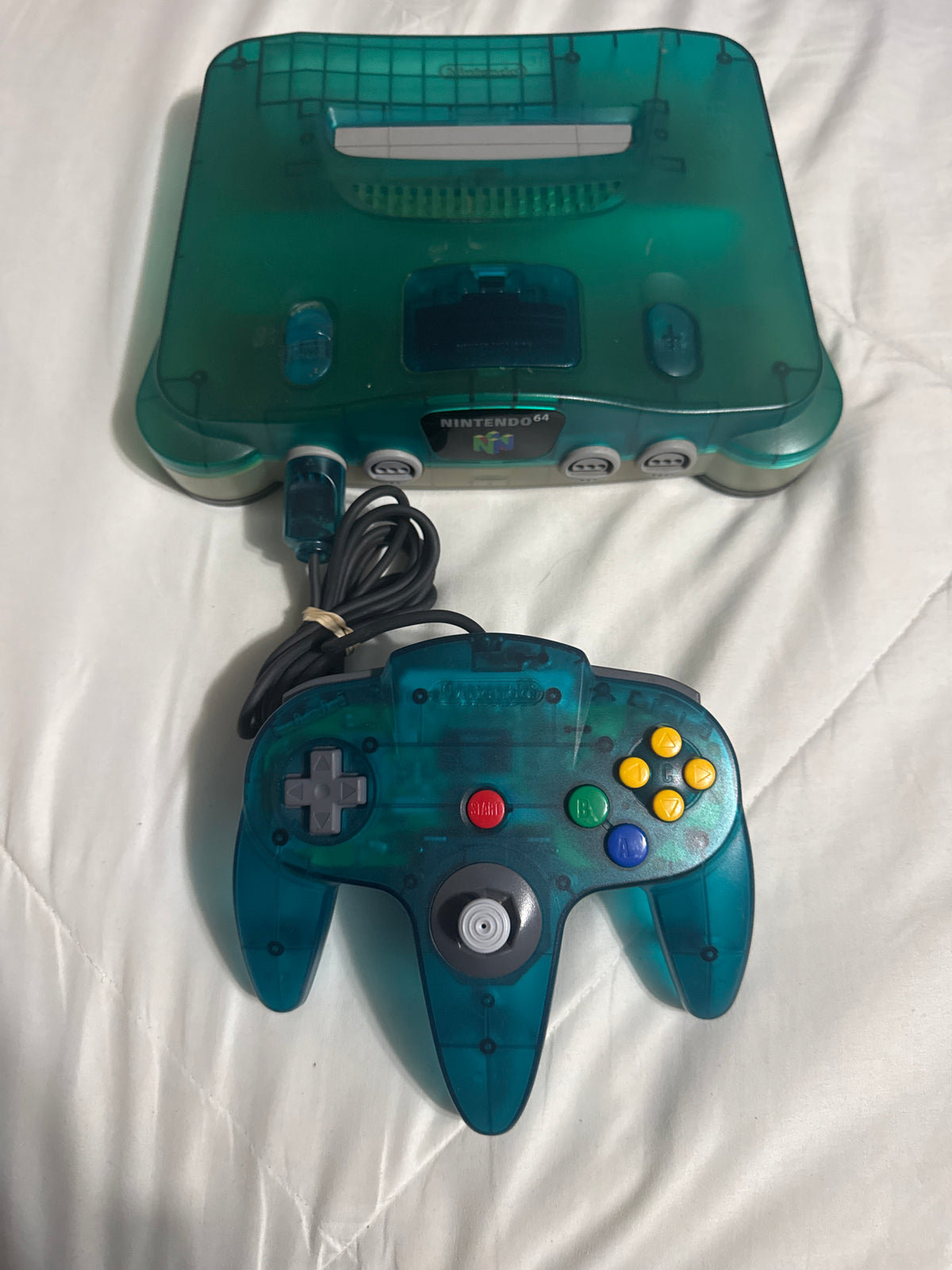 Ice Blue/clear Funtastic Nintendo 64 Region Free