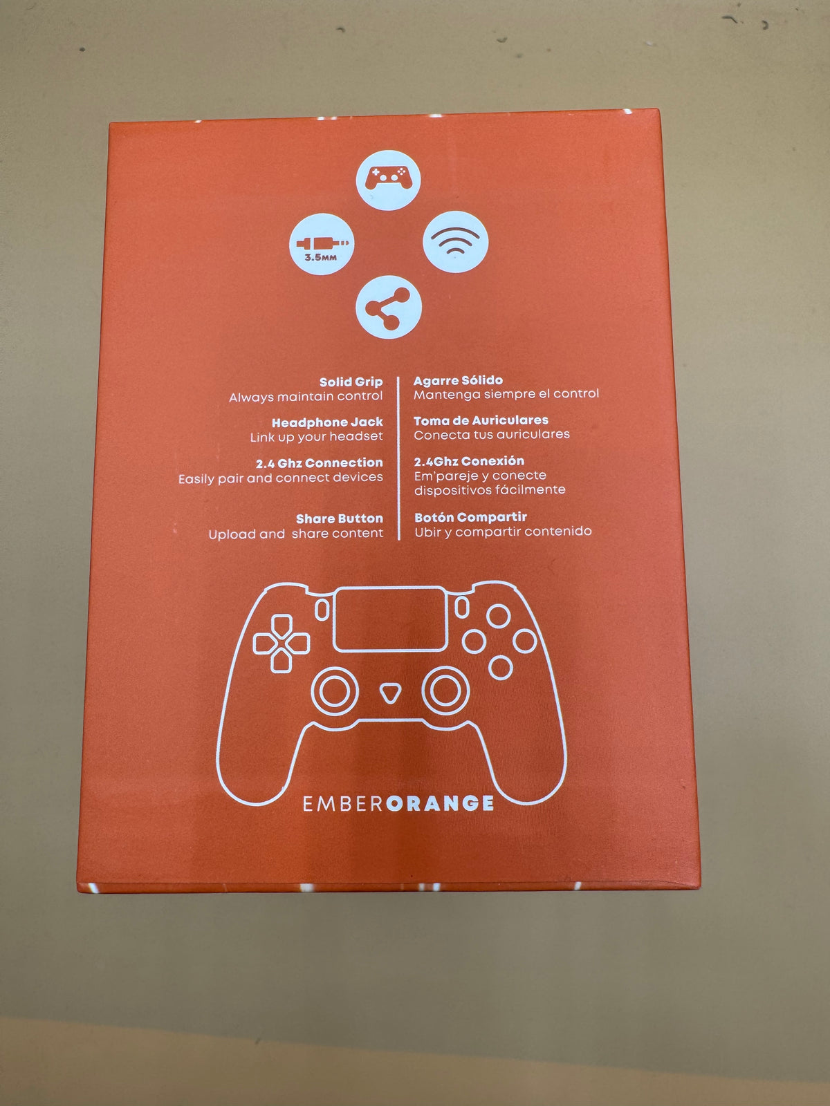 “Ember Orange” Wireless Controller for PlayStation 4