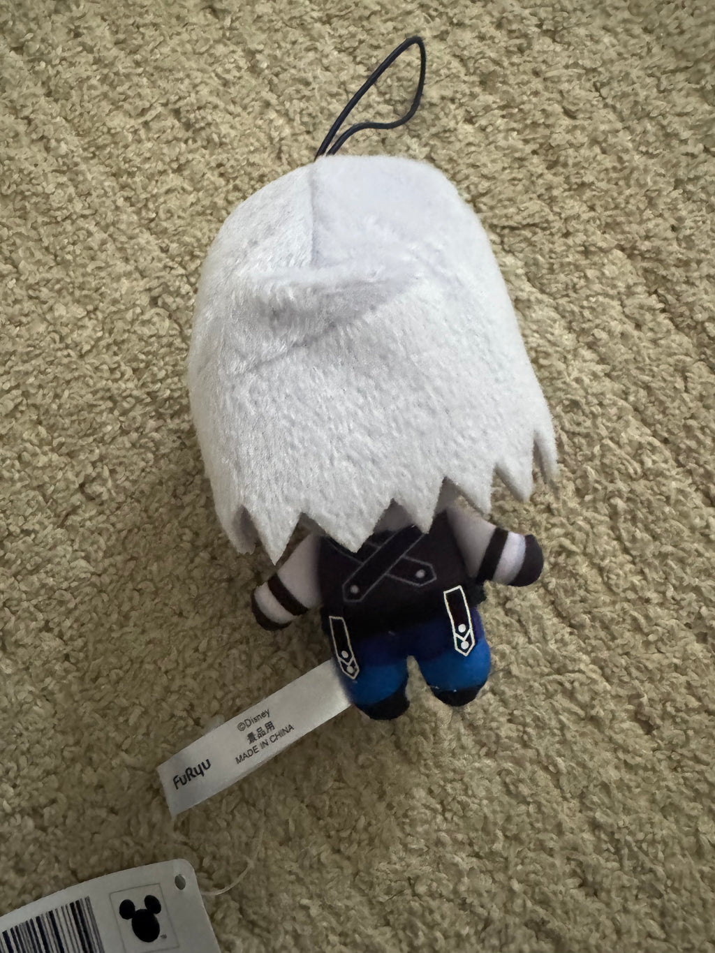 Kingdom Hearts Riku Mascot Plush Keychain limited-edition Bandai Namco arcade prize