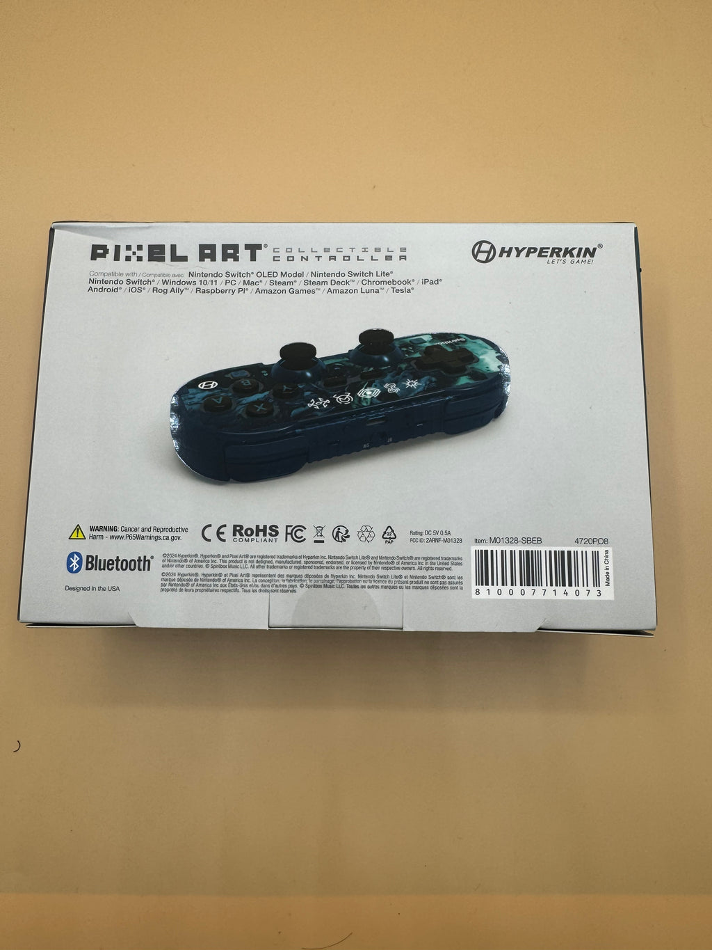 Hyperkin Limited Edition Pixel Art Spiritbox Wireless Controller for Nintendo Switch