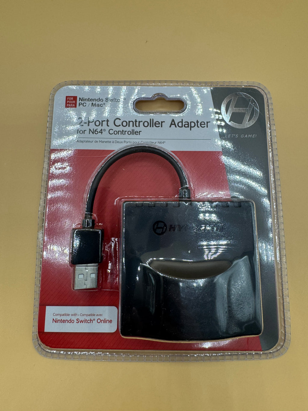 Hyperkin 2-Port Controller Nintendo Switch Adapter for the Nintendo 64 (N64) controller