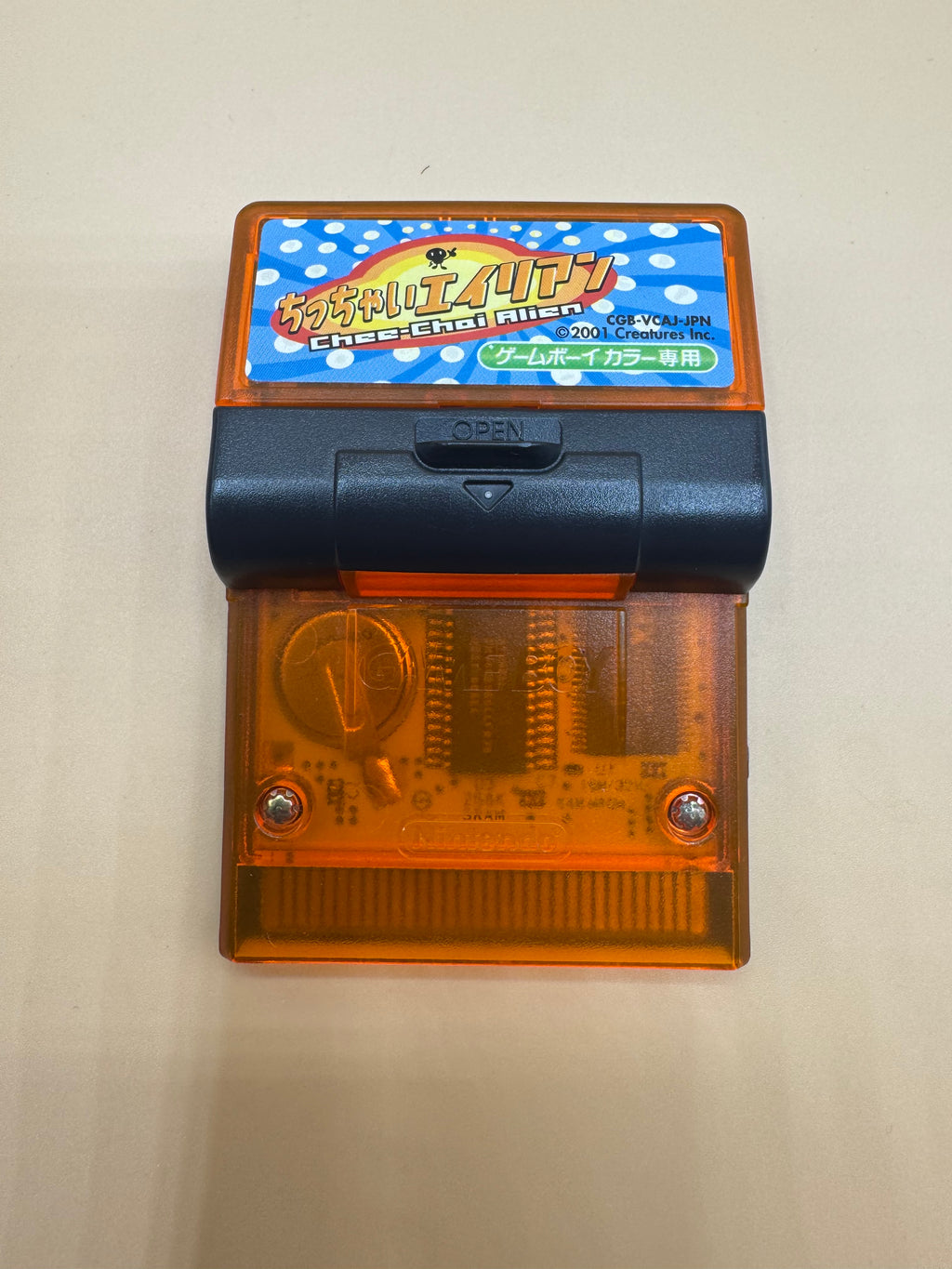 Chee-Chai Alien game and manual for Gameboy Color (Japanese import)