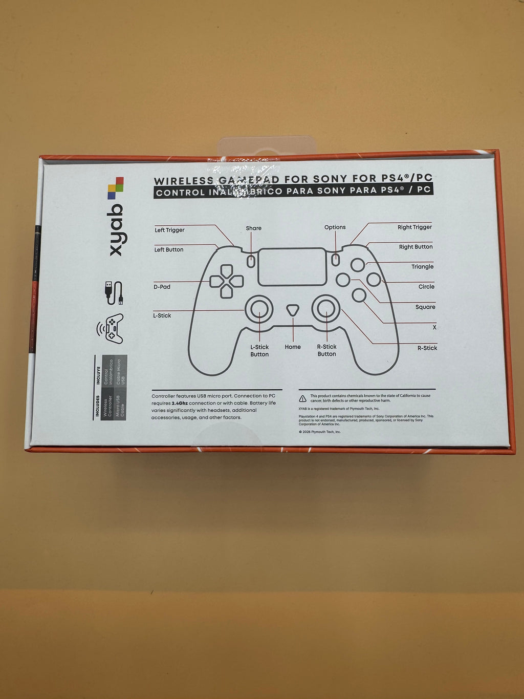 “Ember Orange” Wireless Controller for PlayStation 4