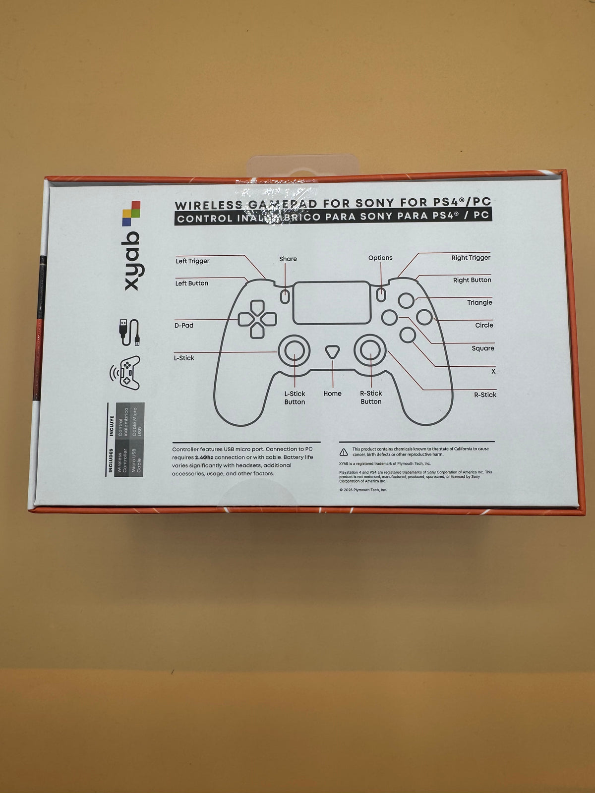“Ember Orange” Wireless Controller for PlayStation 4