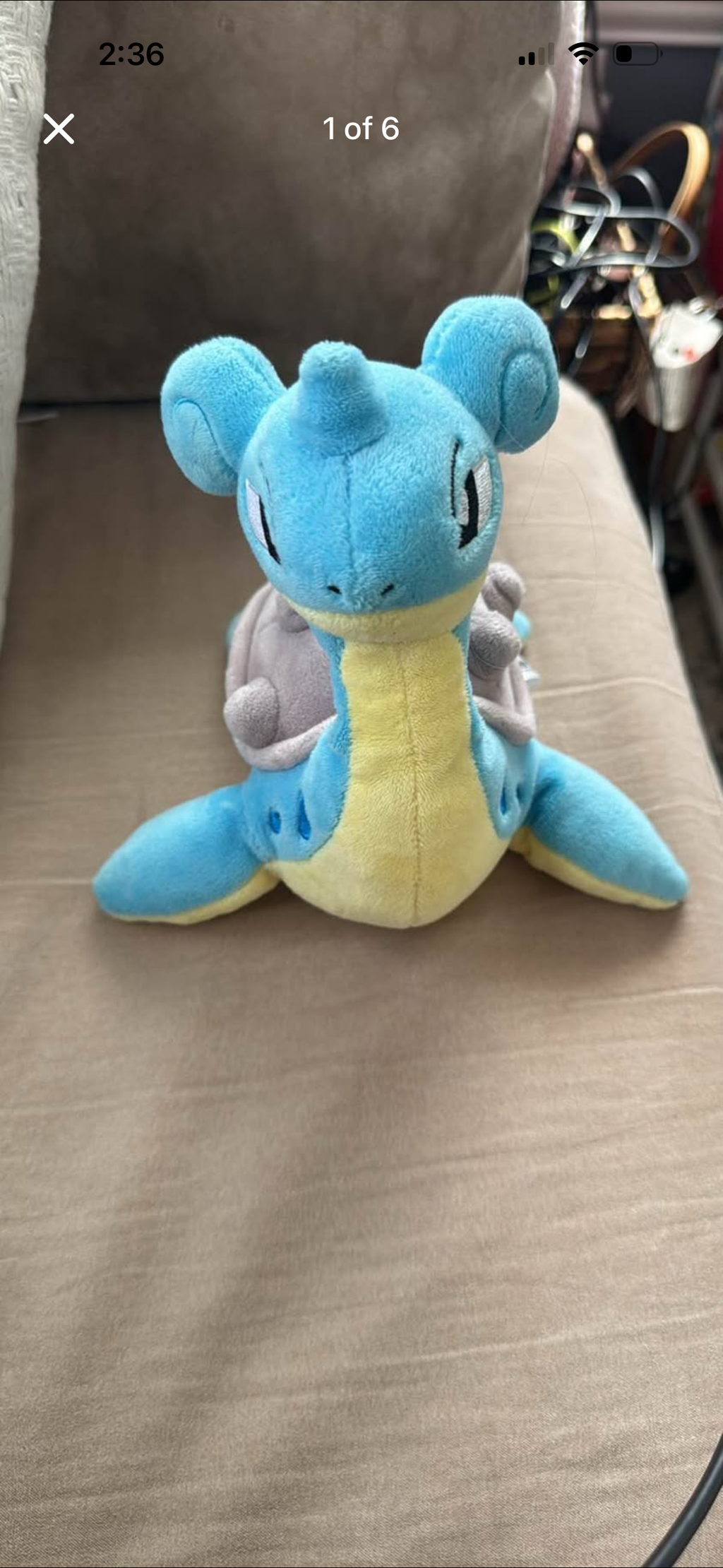 Pokémon “Lapras” San-Ei  plushie (Japanese import)