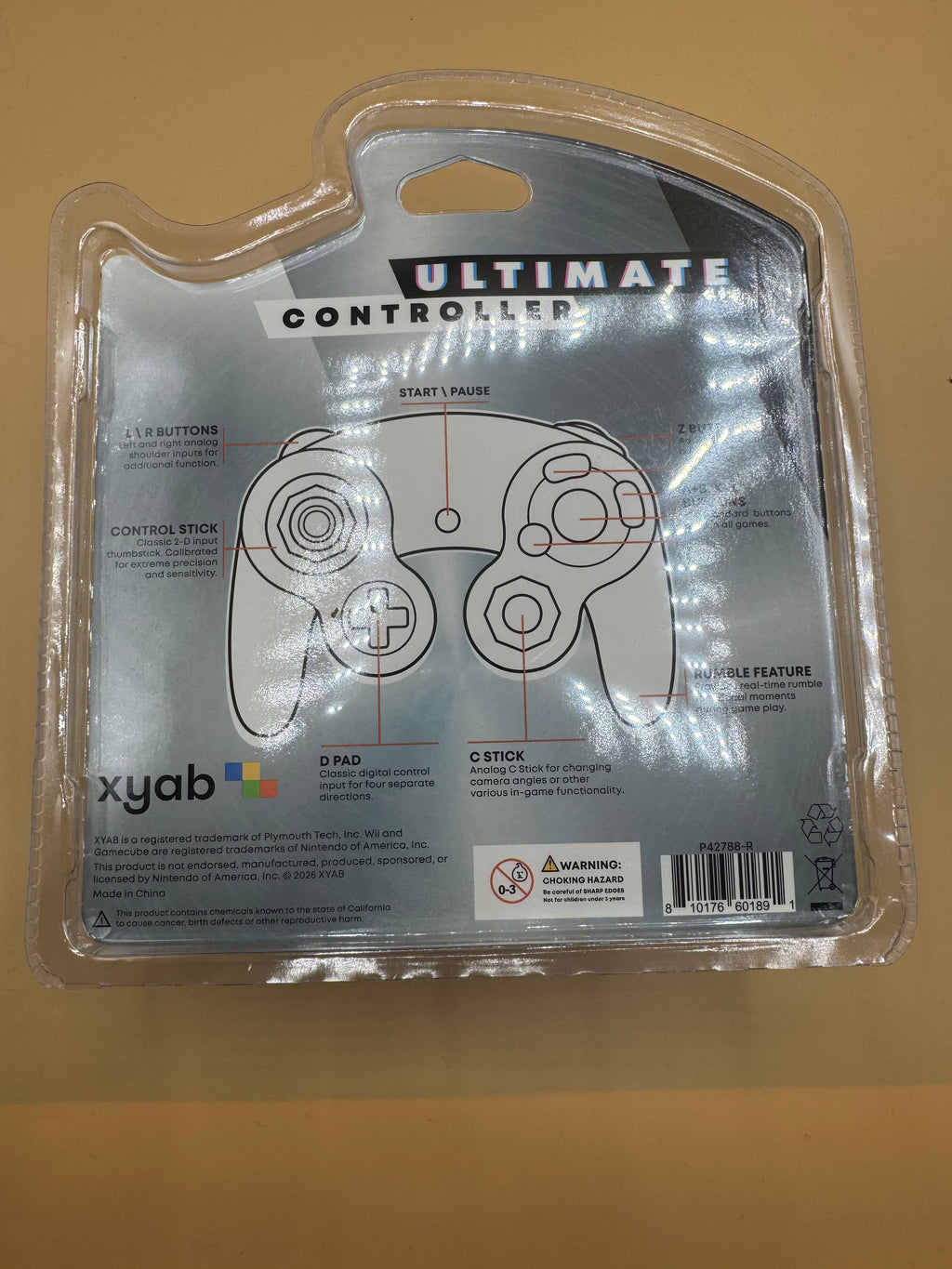 “Ice Blue” Controller for Nintendo GameCube