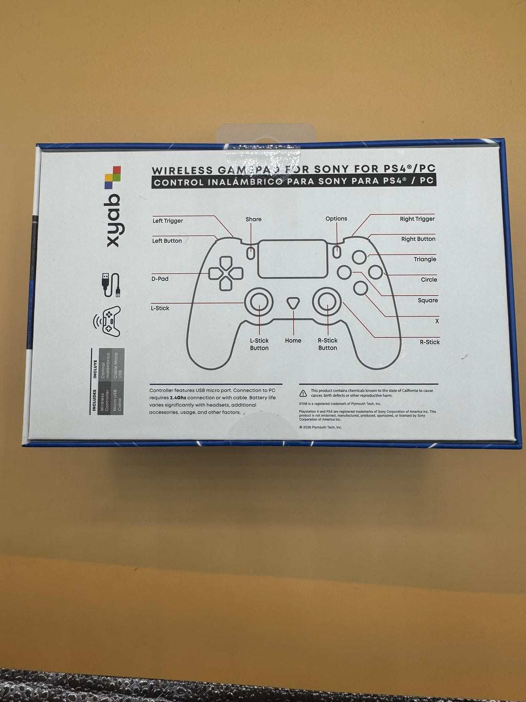 “Deep Blue” Wireless Controller for PlayStation 4