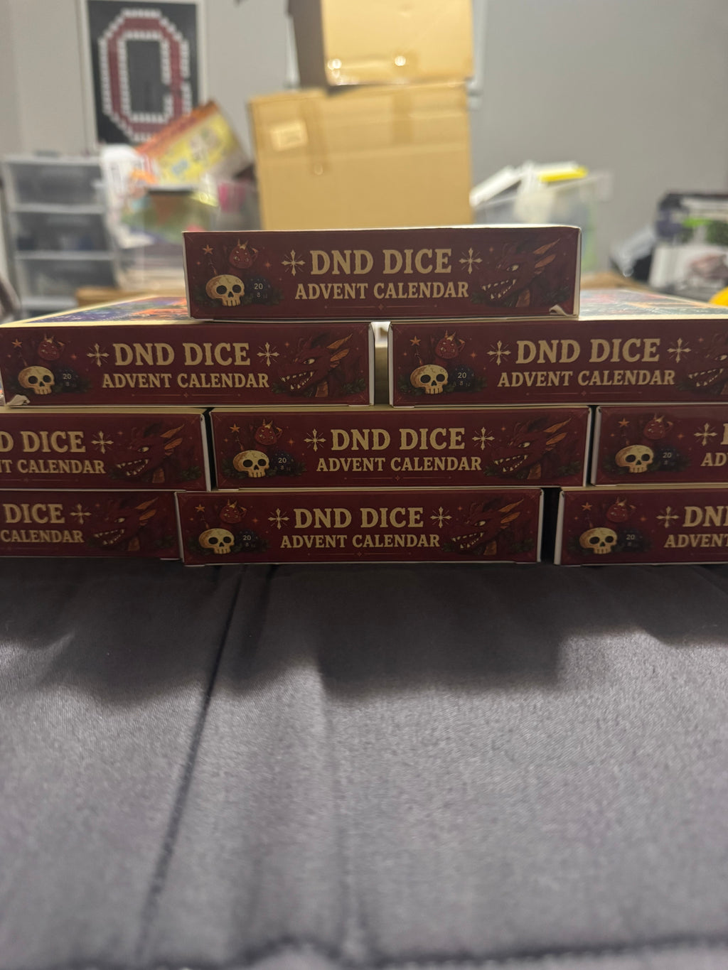 Dungeons and Dragons Dice Advent Calendar