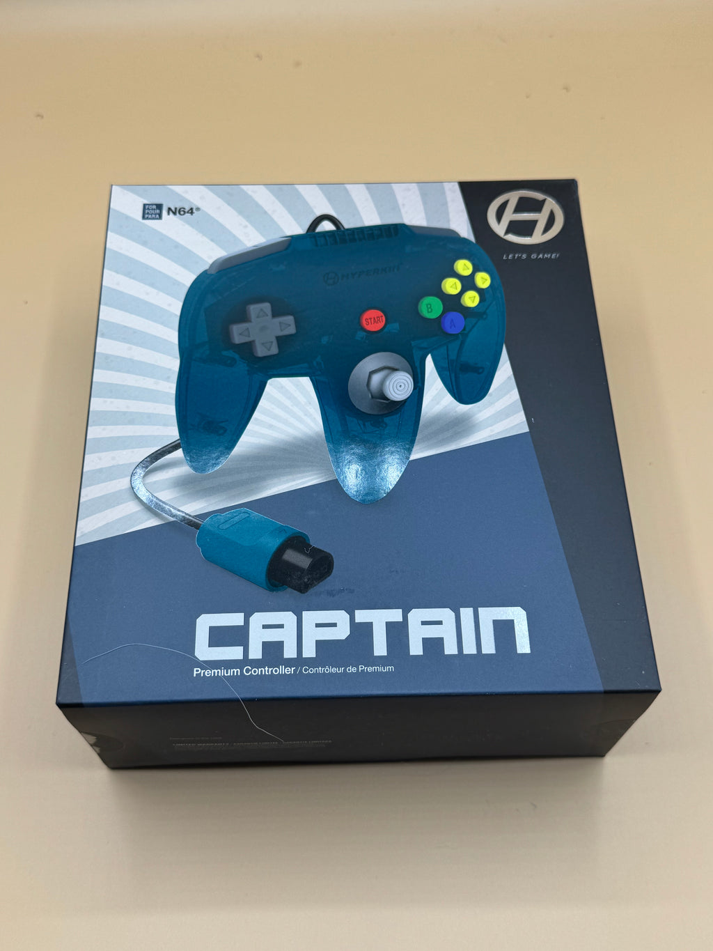 HYPERKIN CAPTAIN CONTROLLER (TURQUOISE) For Nintendo 64
