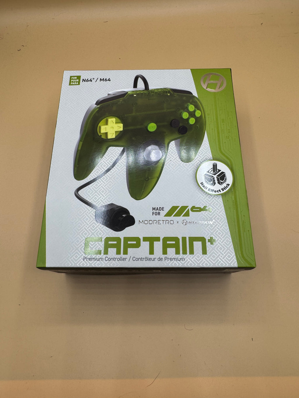 Hyperkin Captain+ Premium Controller for Nintendo 64/M64 Limited “Green” Edition