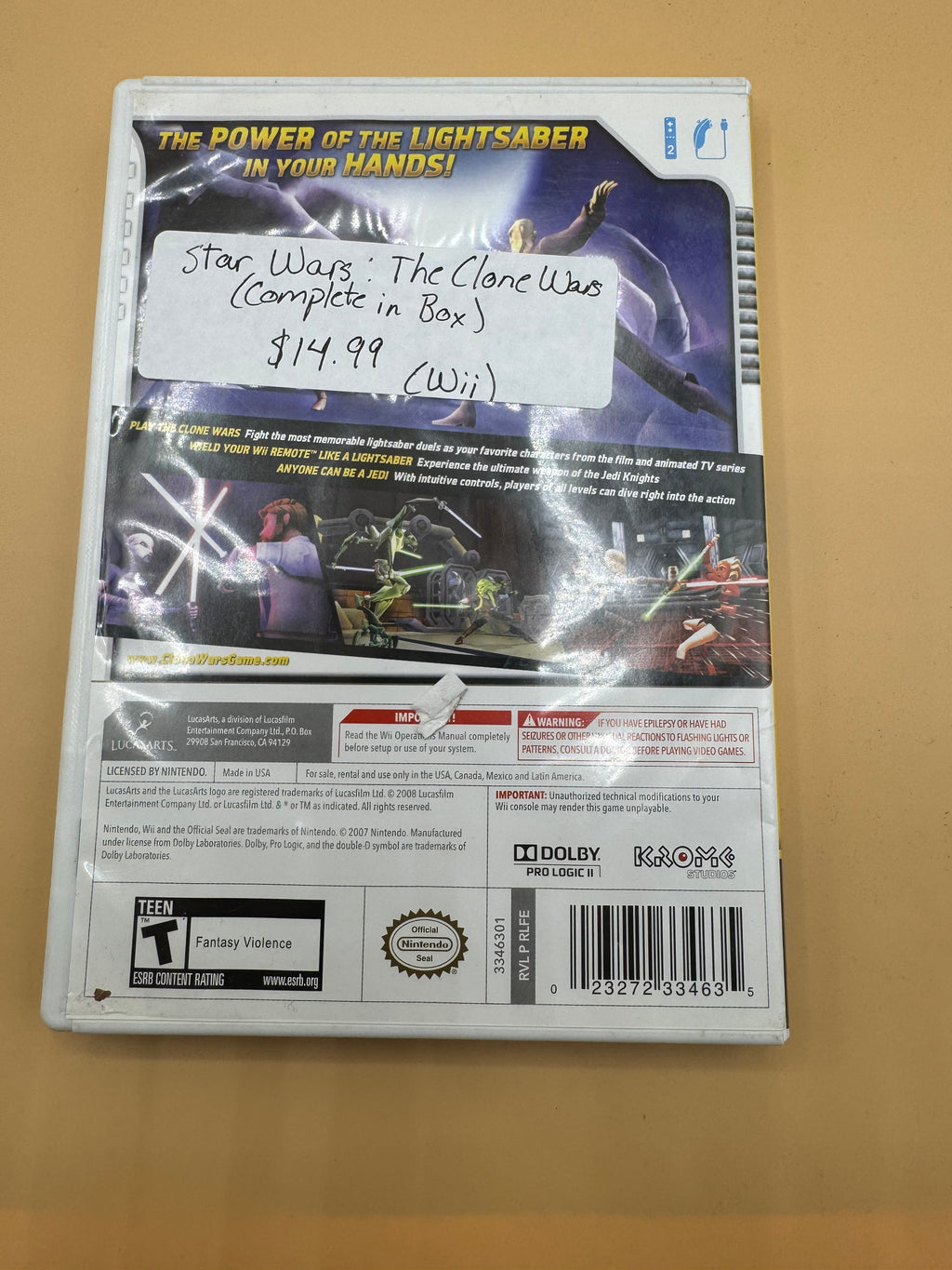 Star Wars The Clone Wars Lightsaber Duels CiB