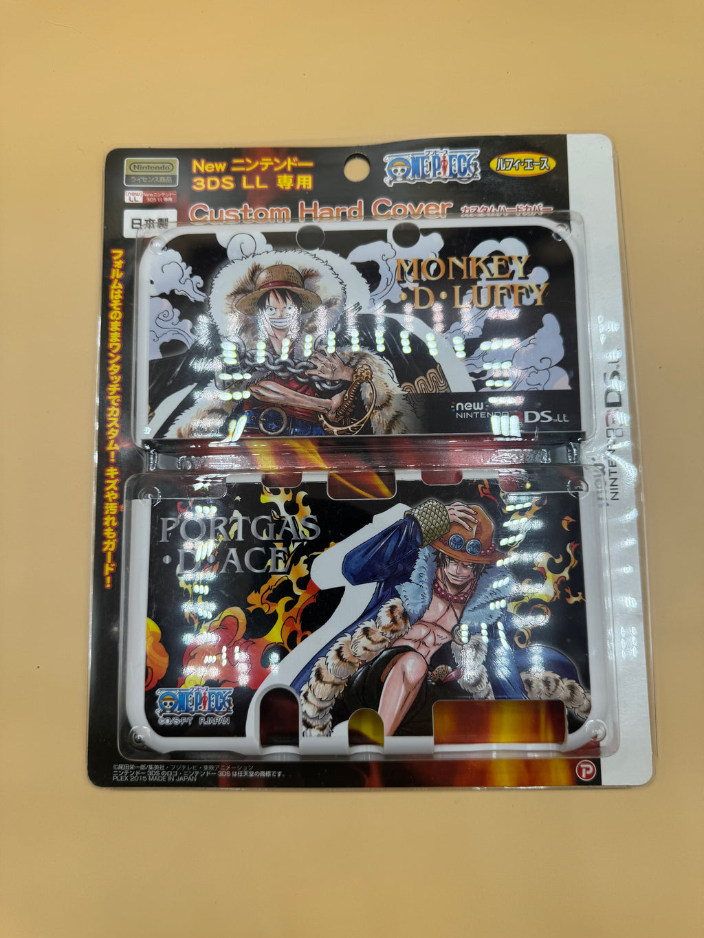 New Nintendo 3DS XL/LL Custom Hard Cover “One Piece” (Japanese import) Brand New Sealed