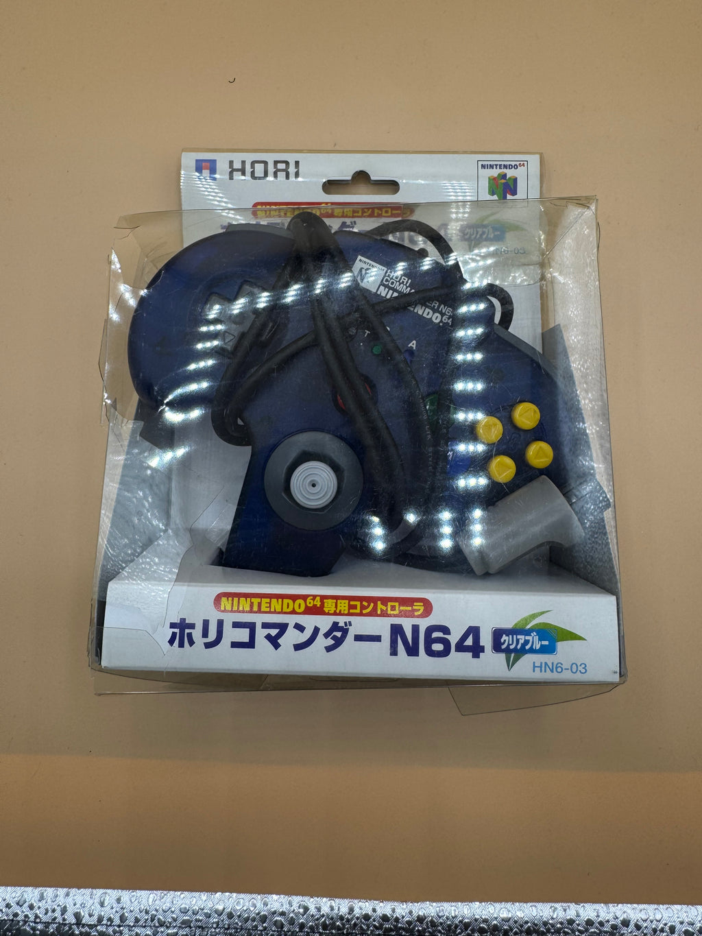 Hori Nintendo Clear Purple “Grape” 64 Hori Commander controller (Japanese import) CiB