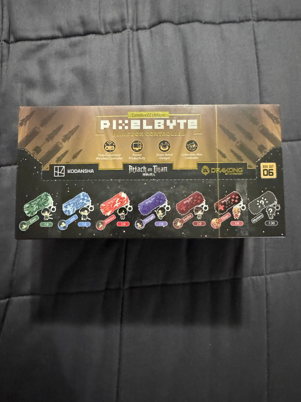 PixelByte Blind Box “Attack On Titan” anime themed surprise controllers