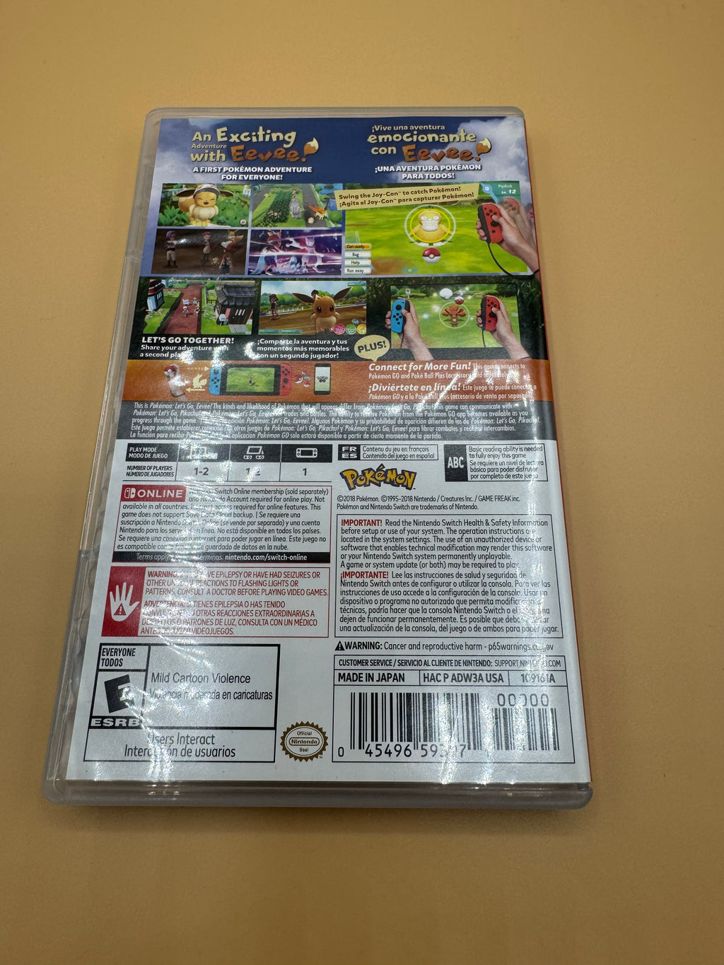 Pokémon Let’s Go Eevee CIB