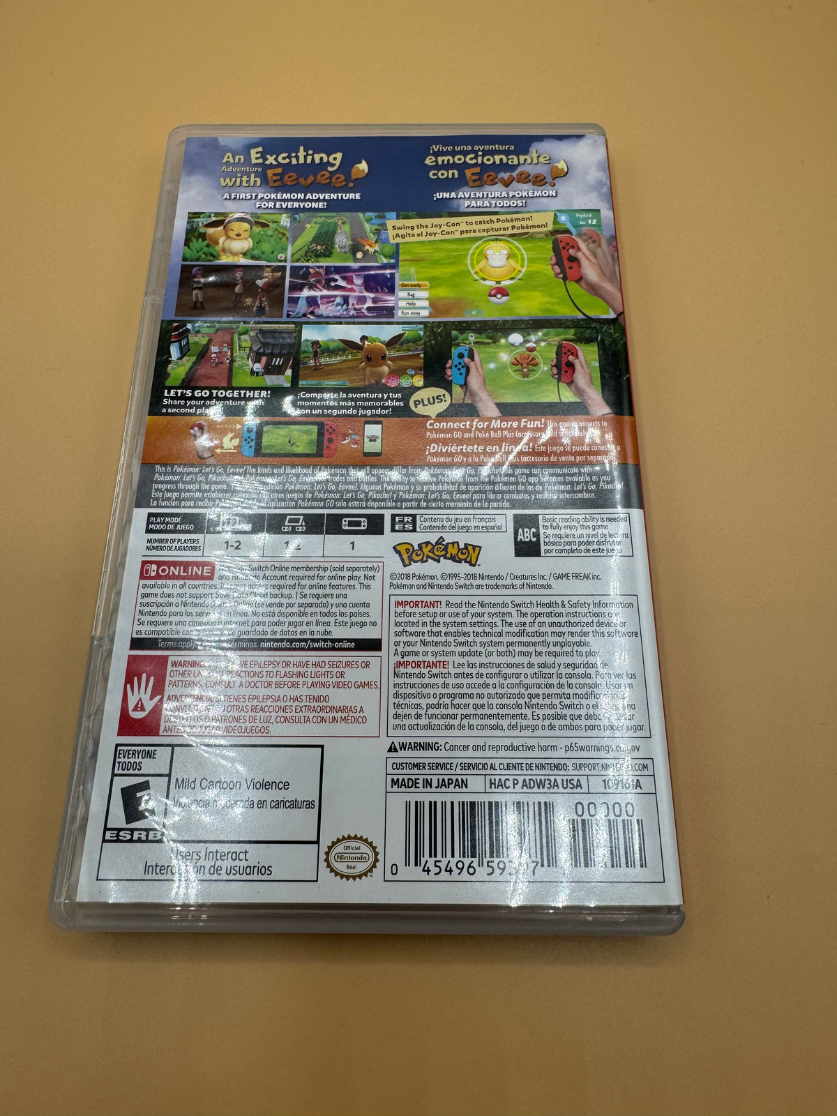 Pokémon Let’s Go Eevee CIB