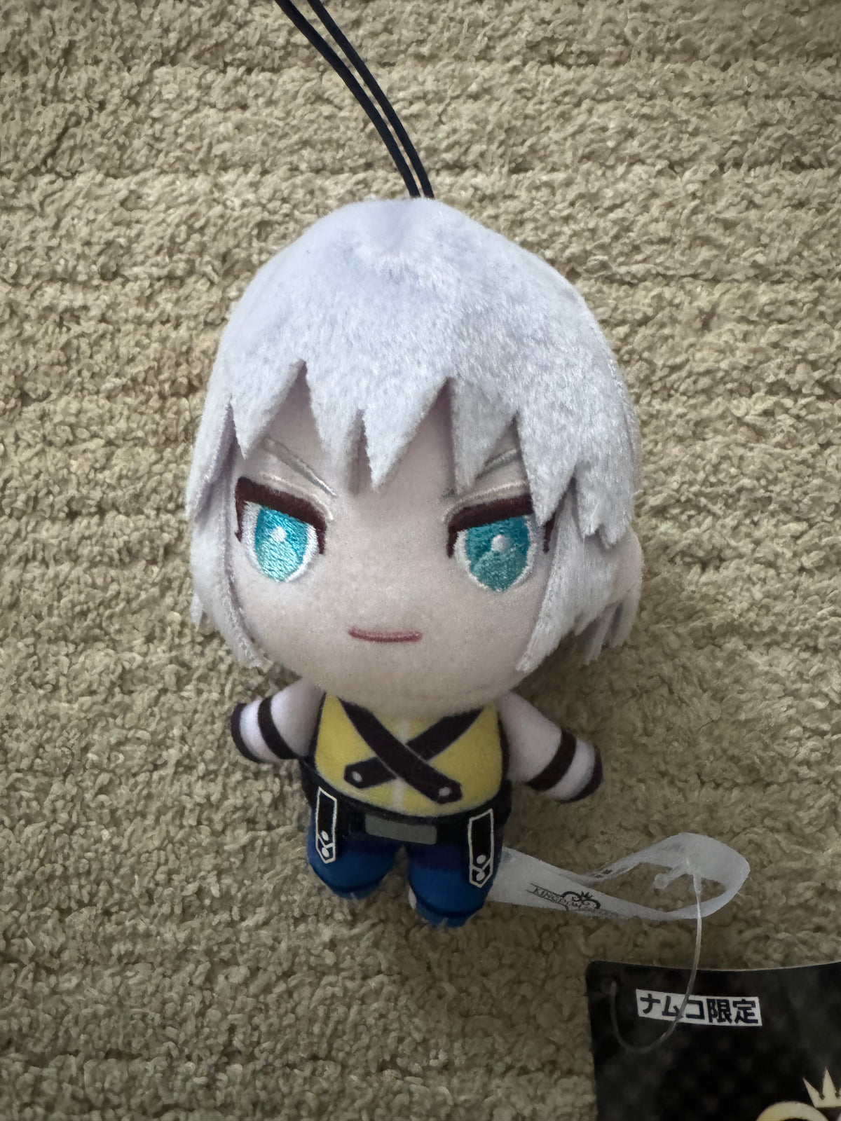 Kingdom Hearts Riku Mascot Plush Keychain limited-edition Bandai Namco arcade prize