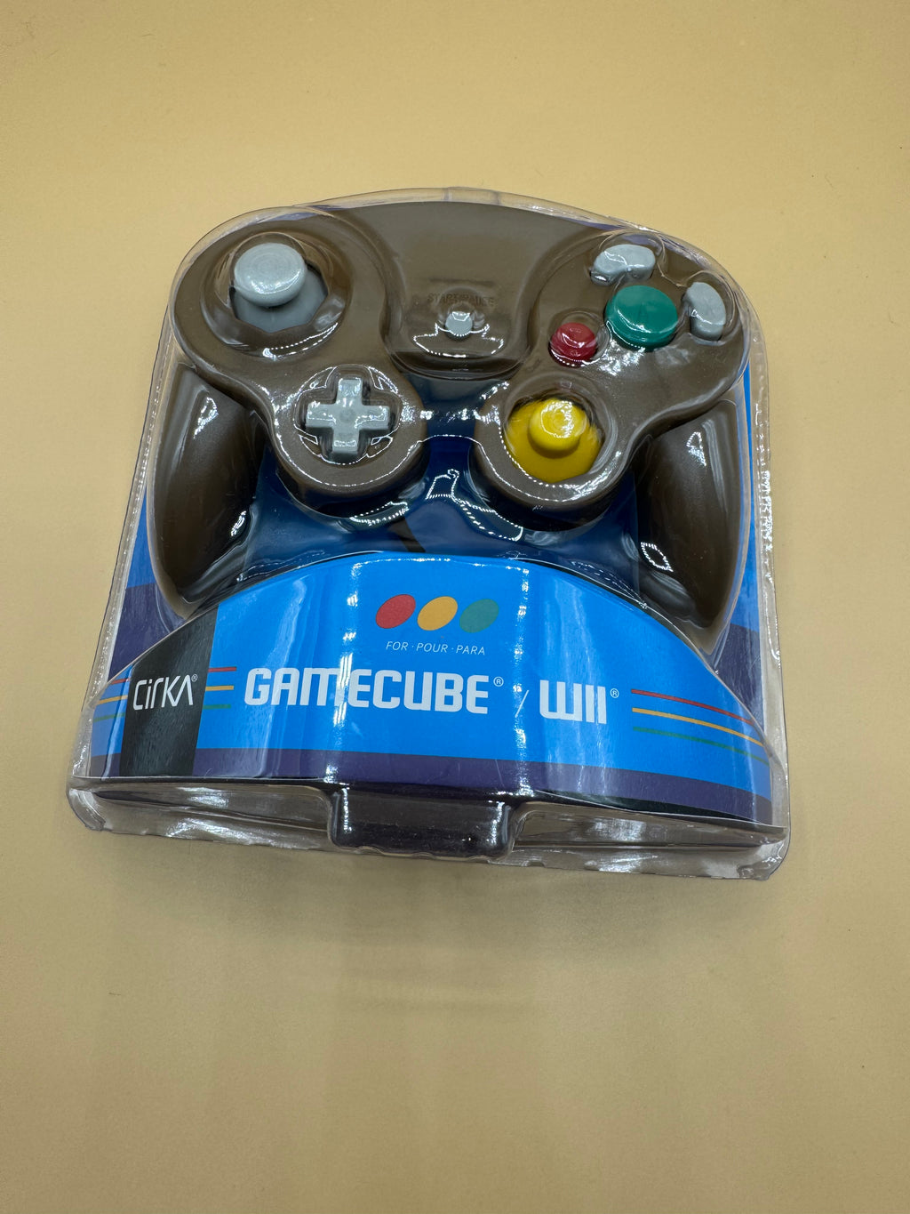 CirKa Wired “Hero Brown” Controller for Nintendo GameCube and Wii