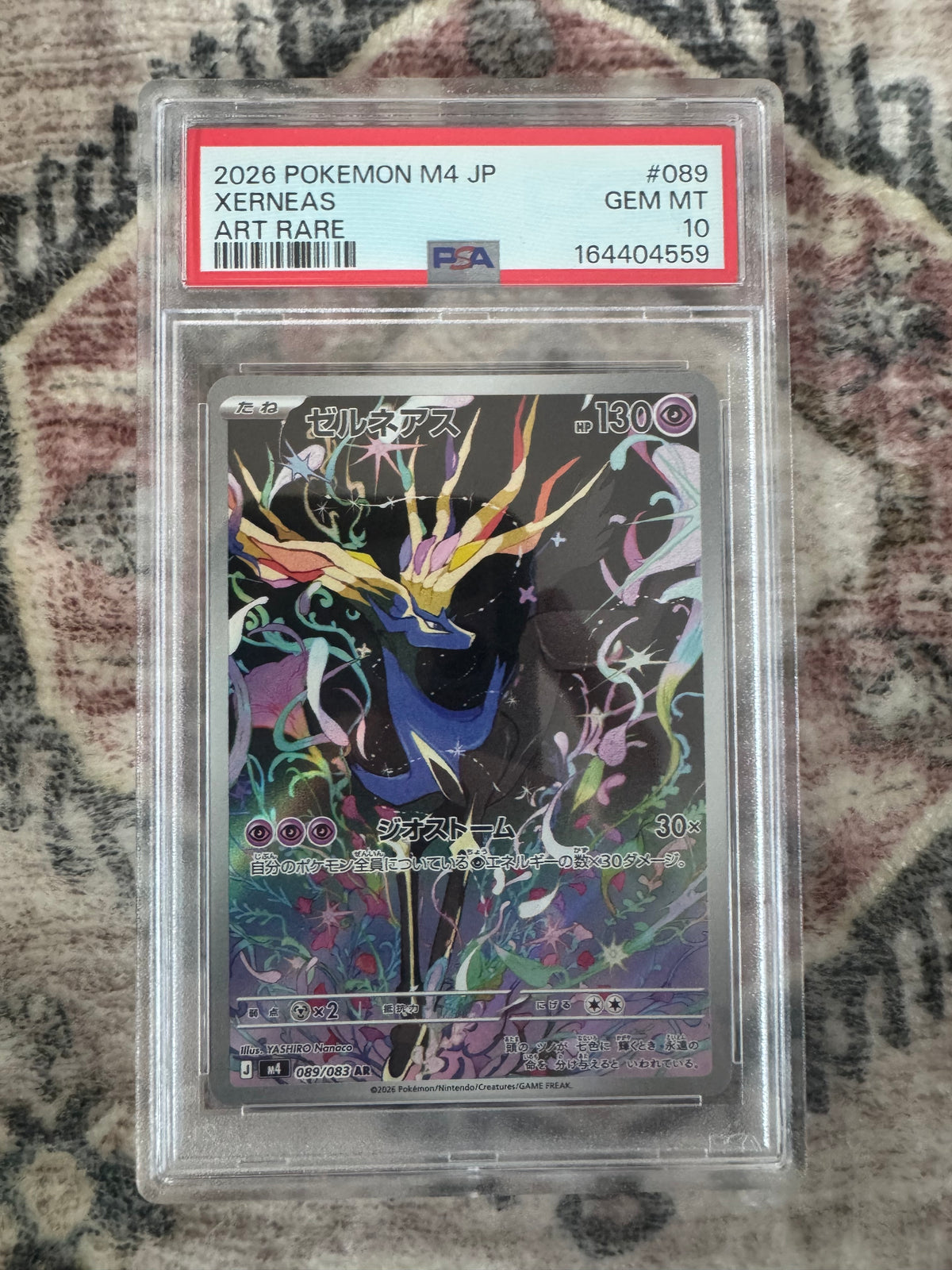 Pokémon TCG: Xerneas Art Rare (Japanese) PSA 10
