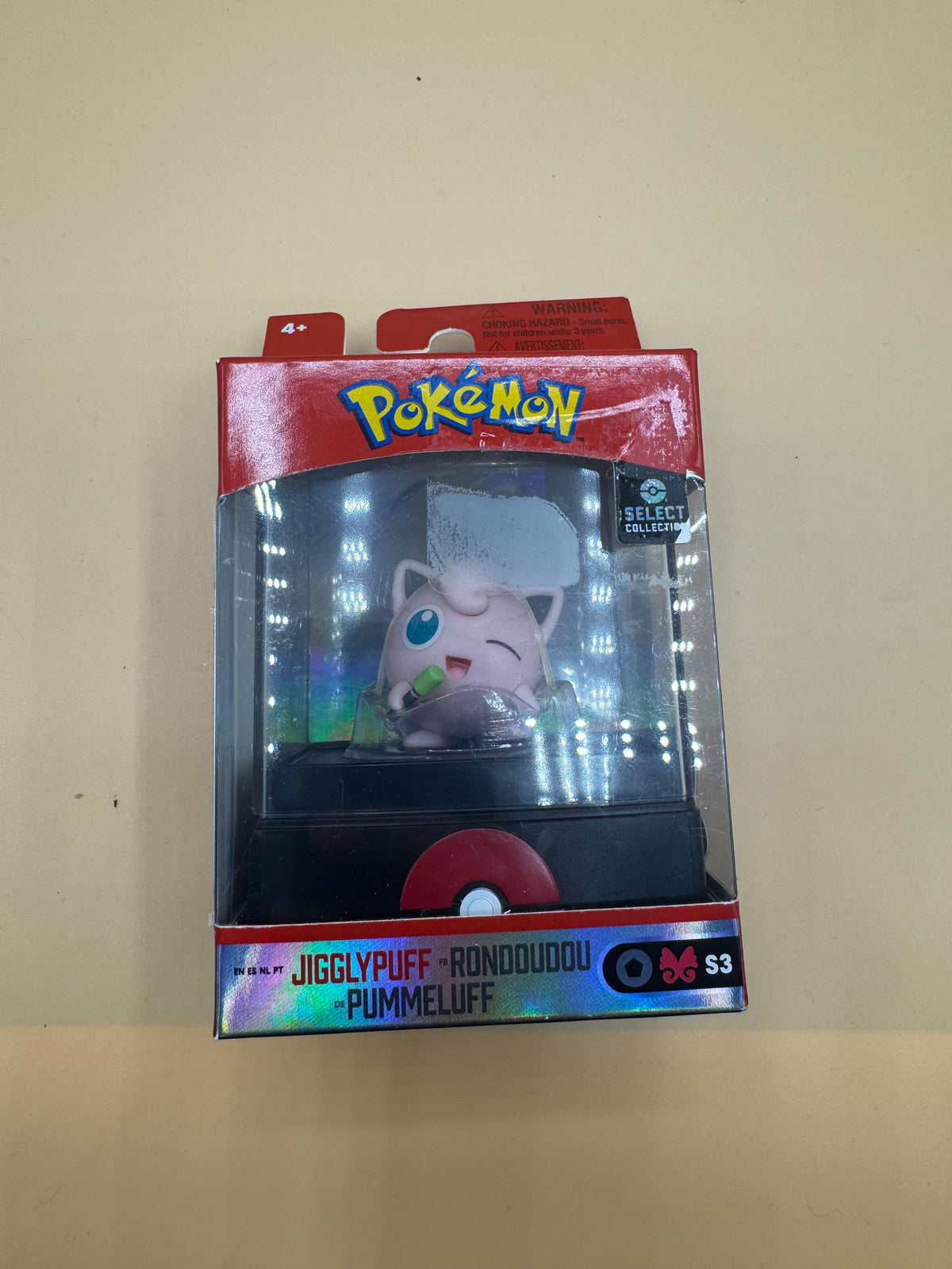Pokémon Select Collection Series 3 Jigglypuff figure (Jazwares) Brand New Sealed