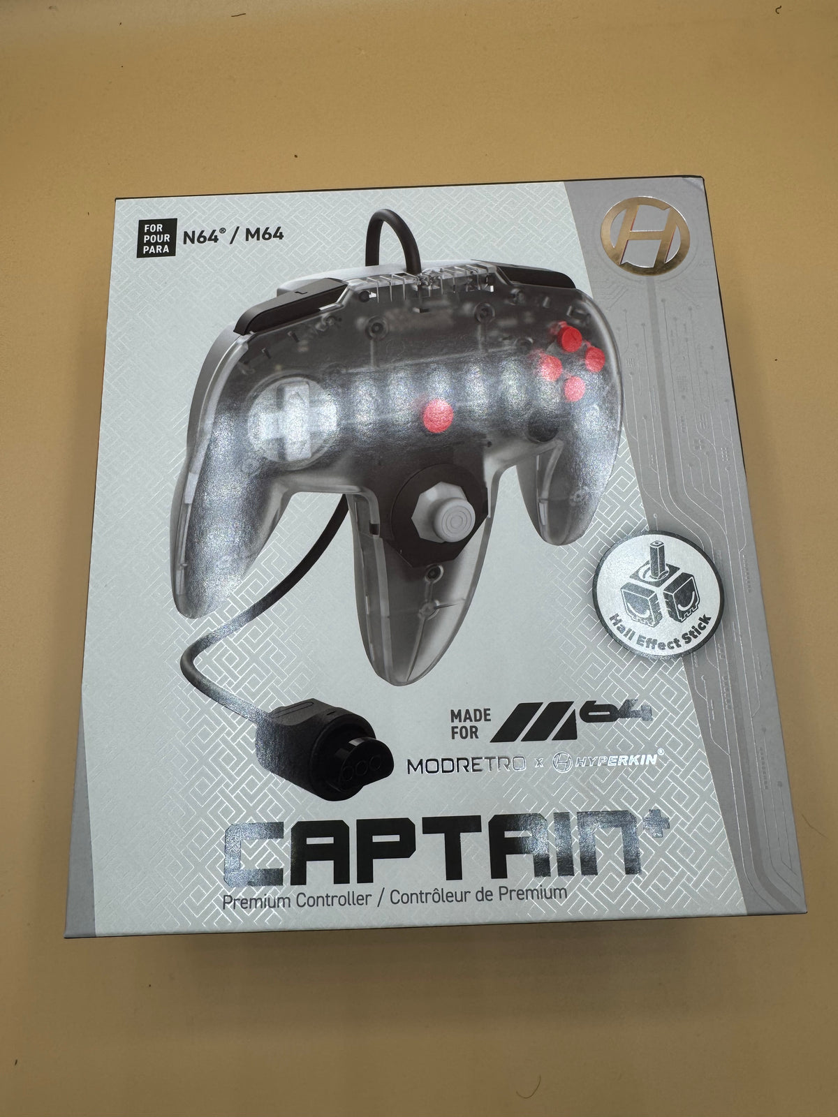 Hyperkin Captain+ Premium Controller for Nintendo 64/M64 Limited “Frost” Edition