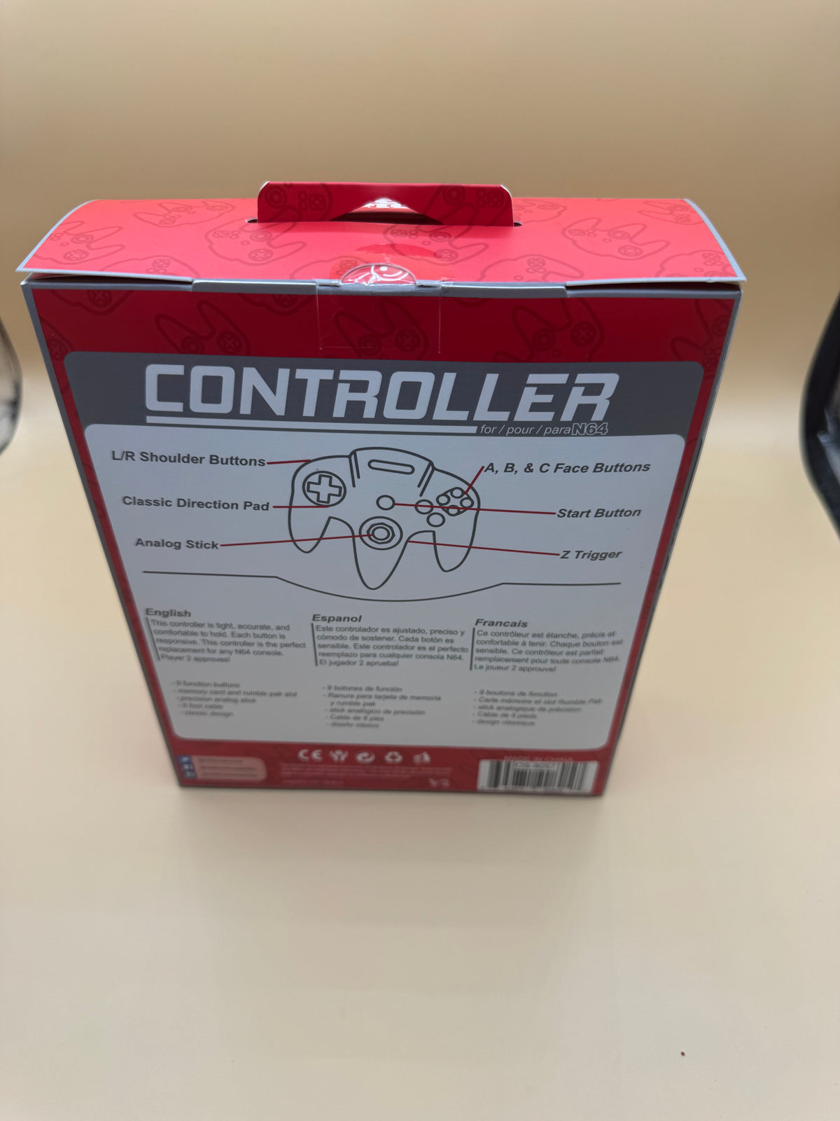 Oldskool Controller for Nintendo 64 (Smoke Grey)