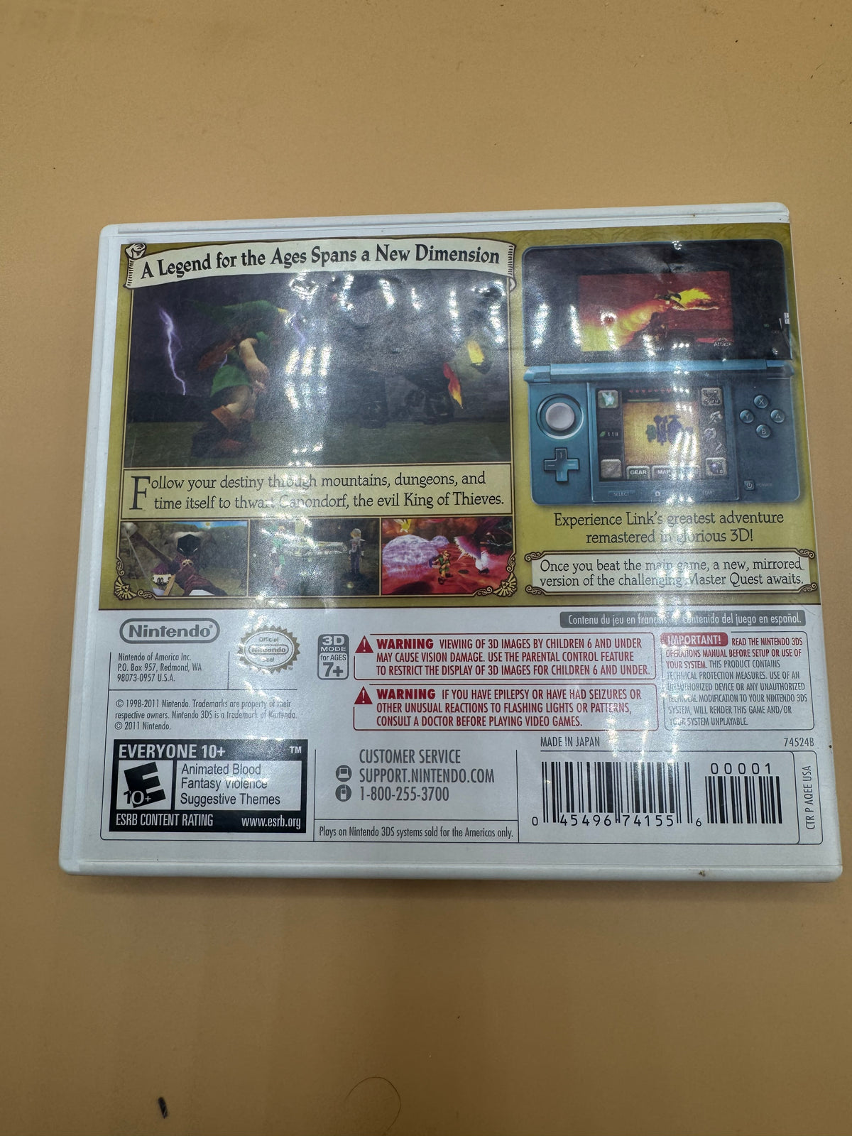 The Legend Of Zelda: Ocarina of Time 3D